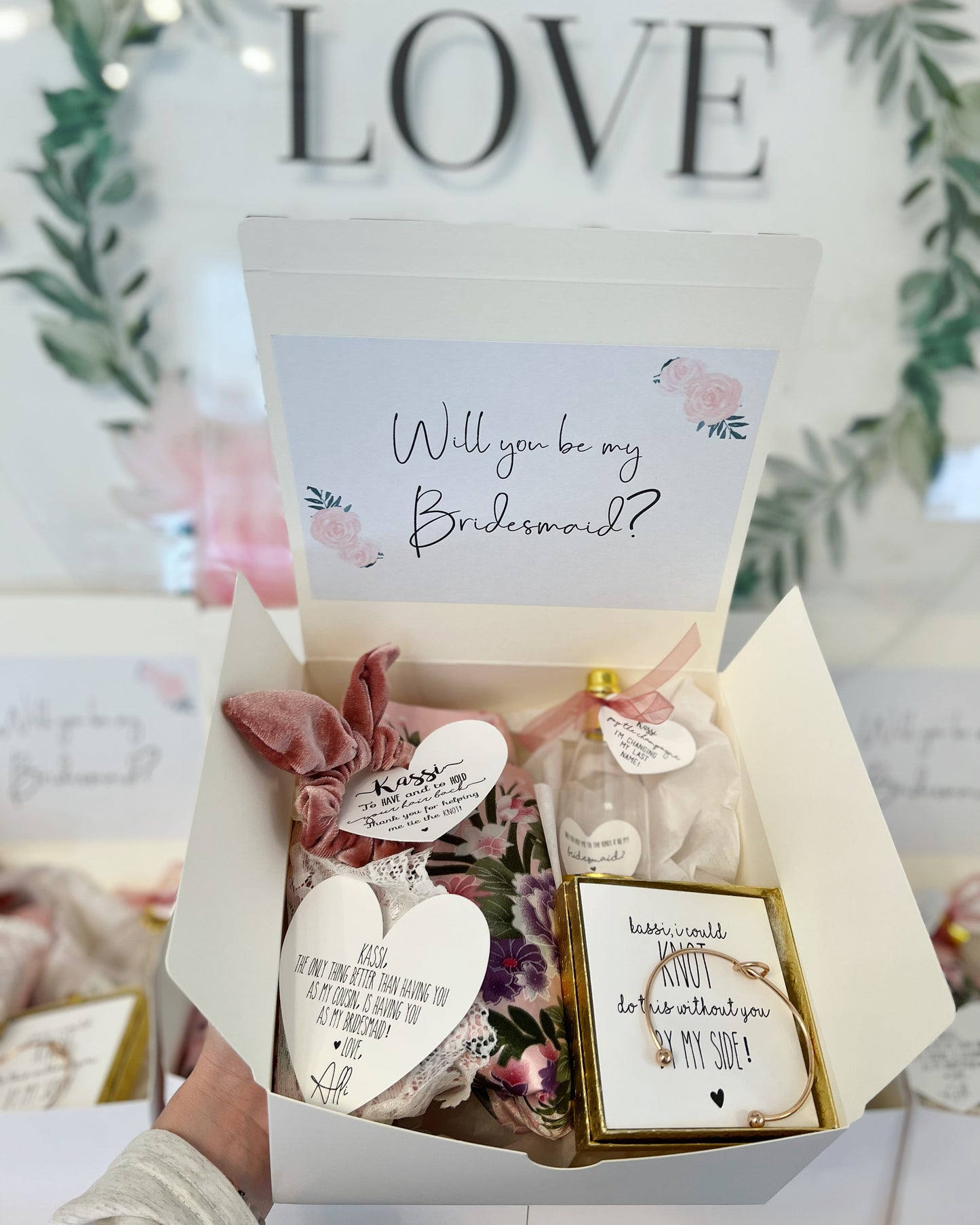 Will you be my Bridesmaid Proposal Box with Robe!