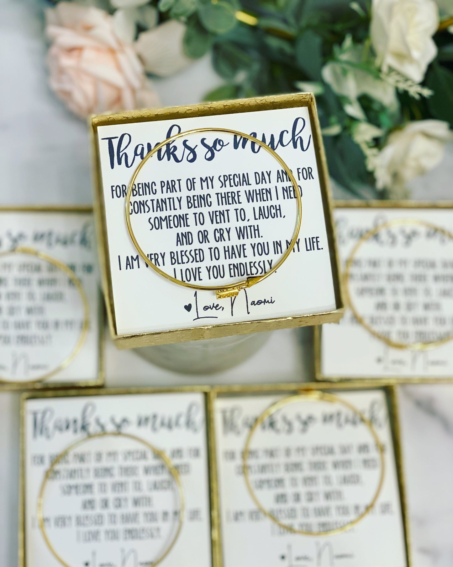 Thank You So Much Arrow Bangle