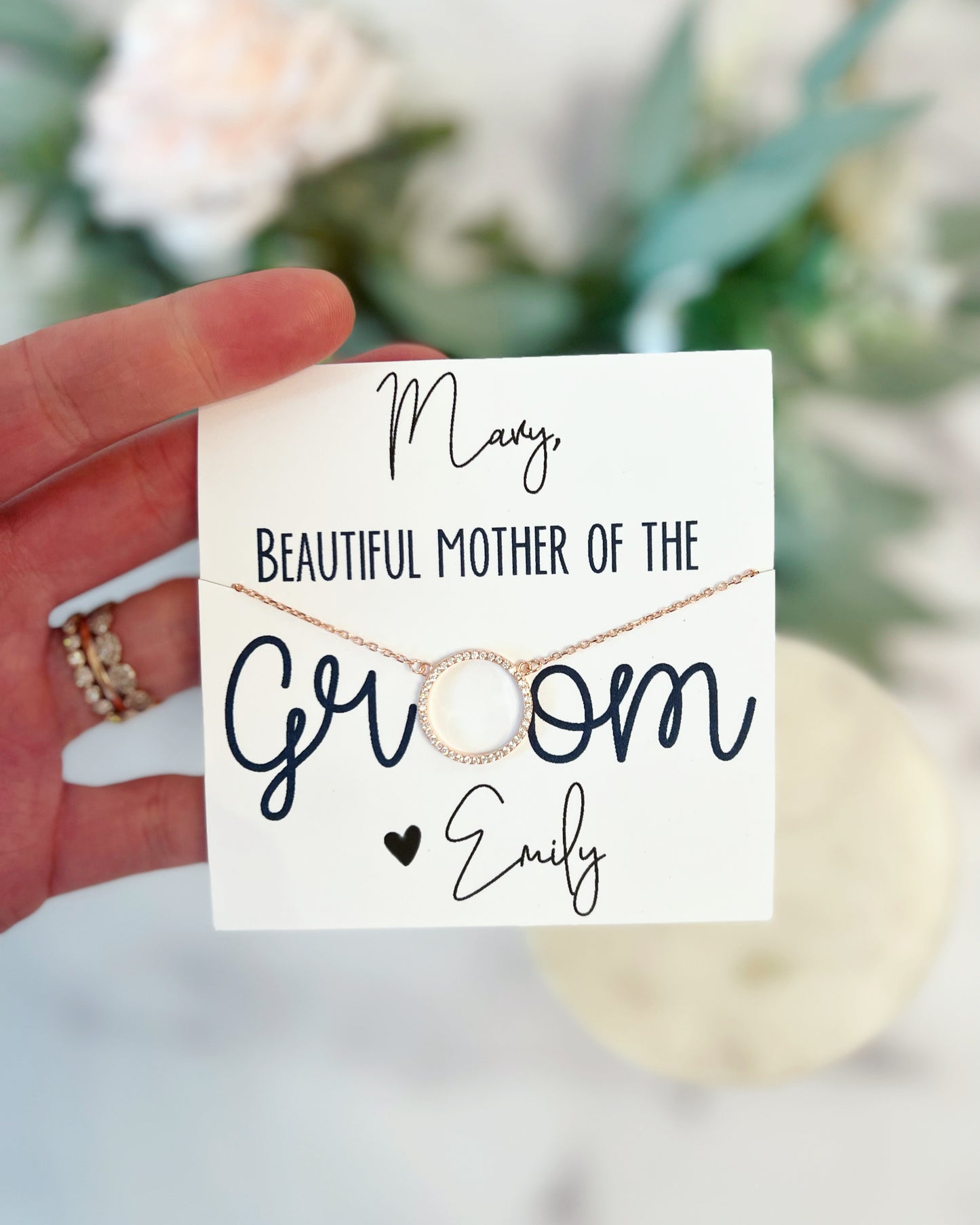 Mother of the Groom Necklace