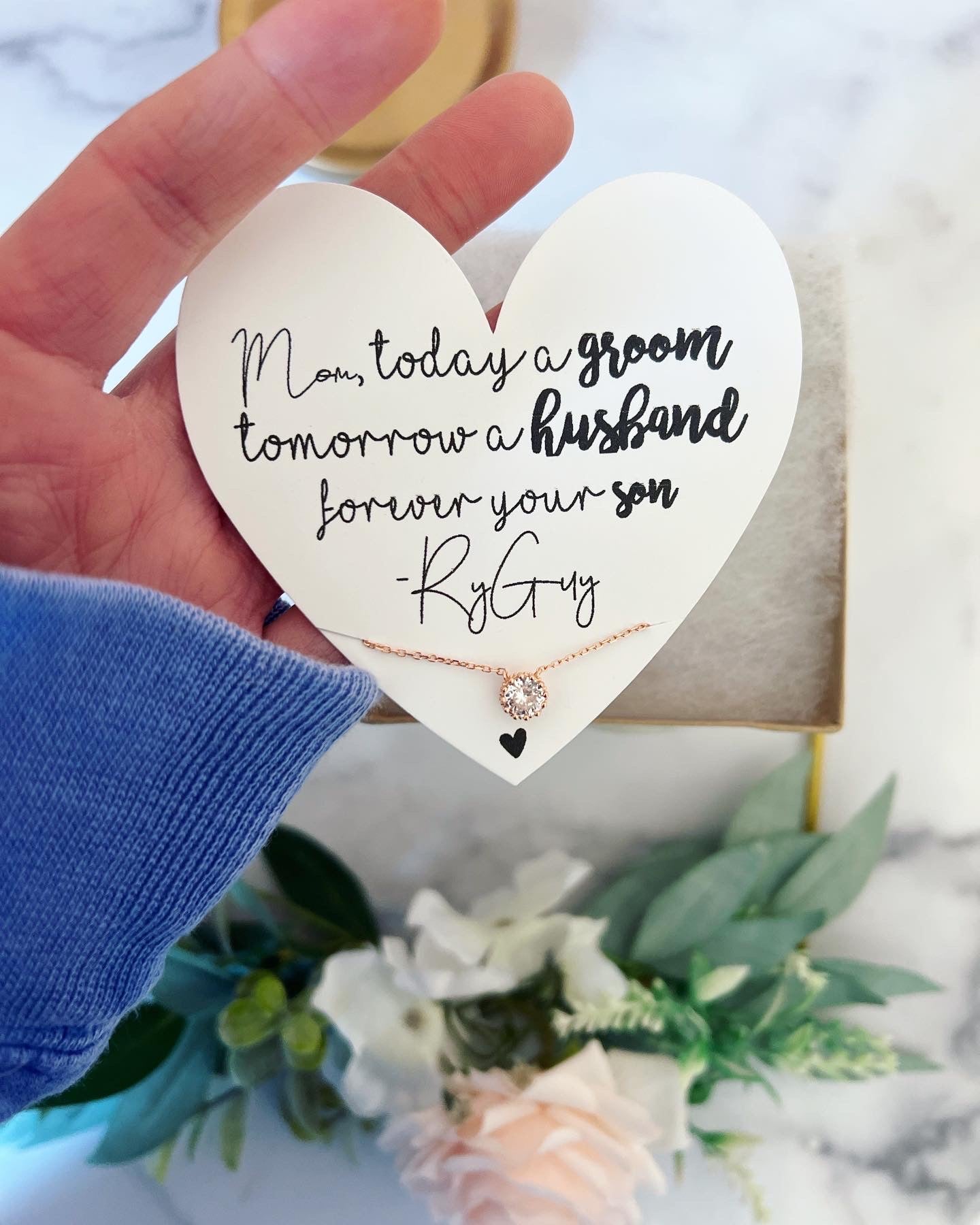 Today a Groom, Mother of the Groom gift!
