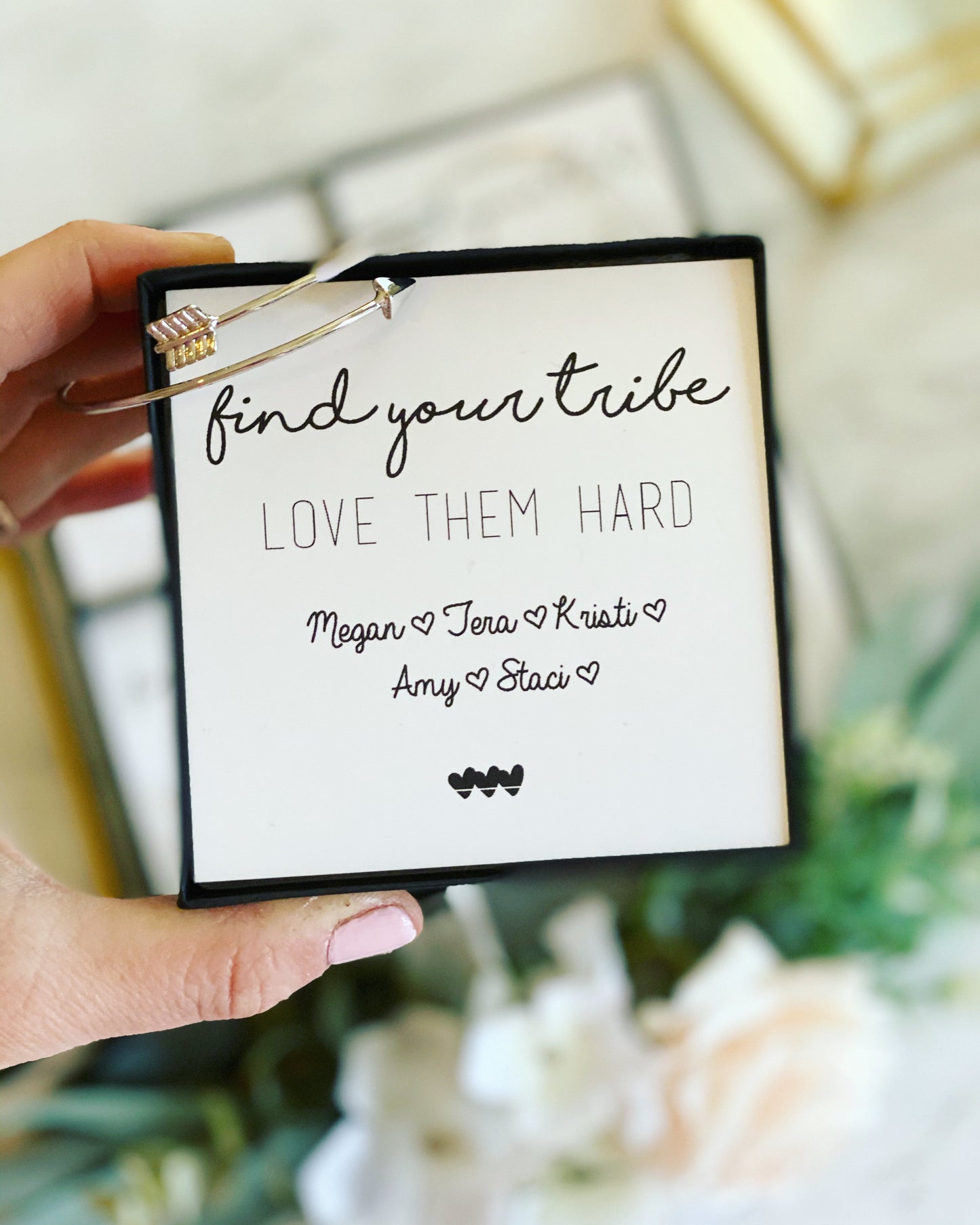 Grateful For You! Arrow Bangle