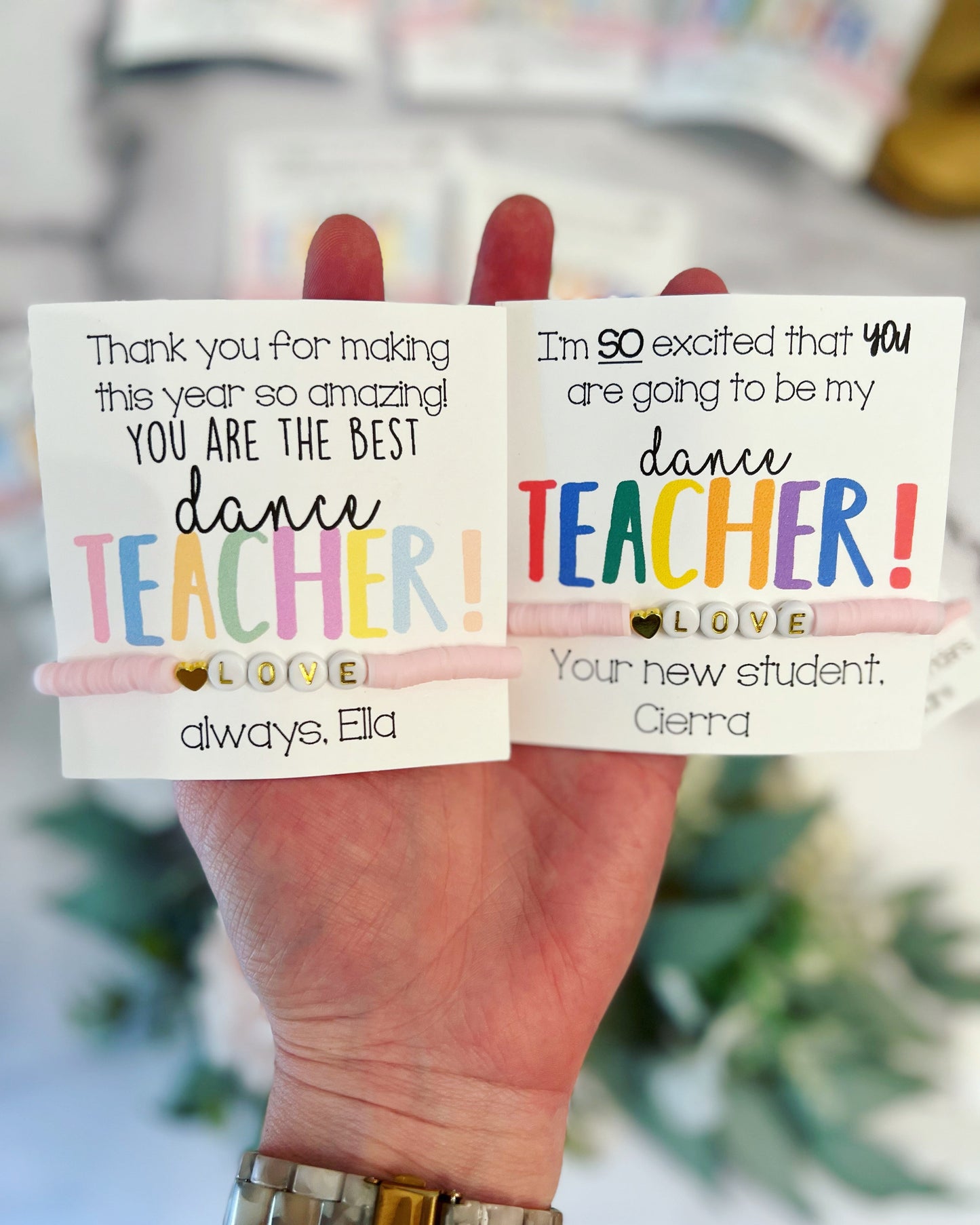 Dance Teacher End of Year Thank You Gift