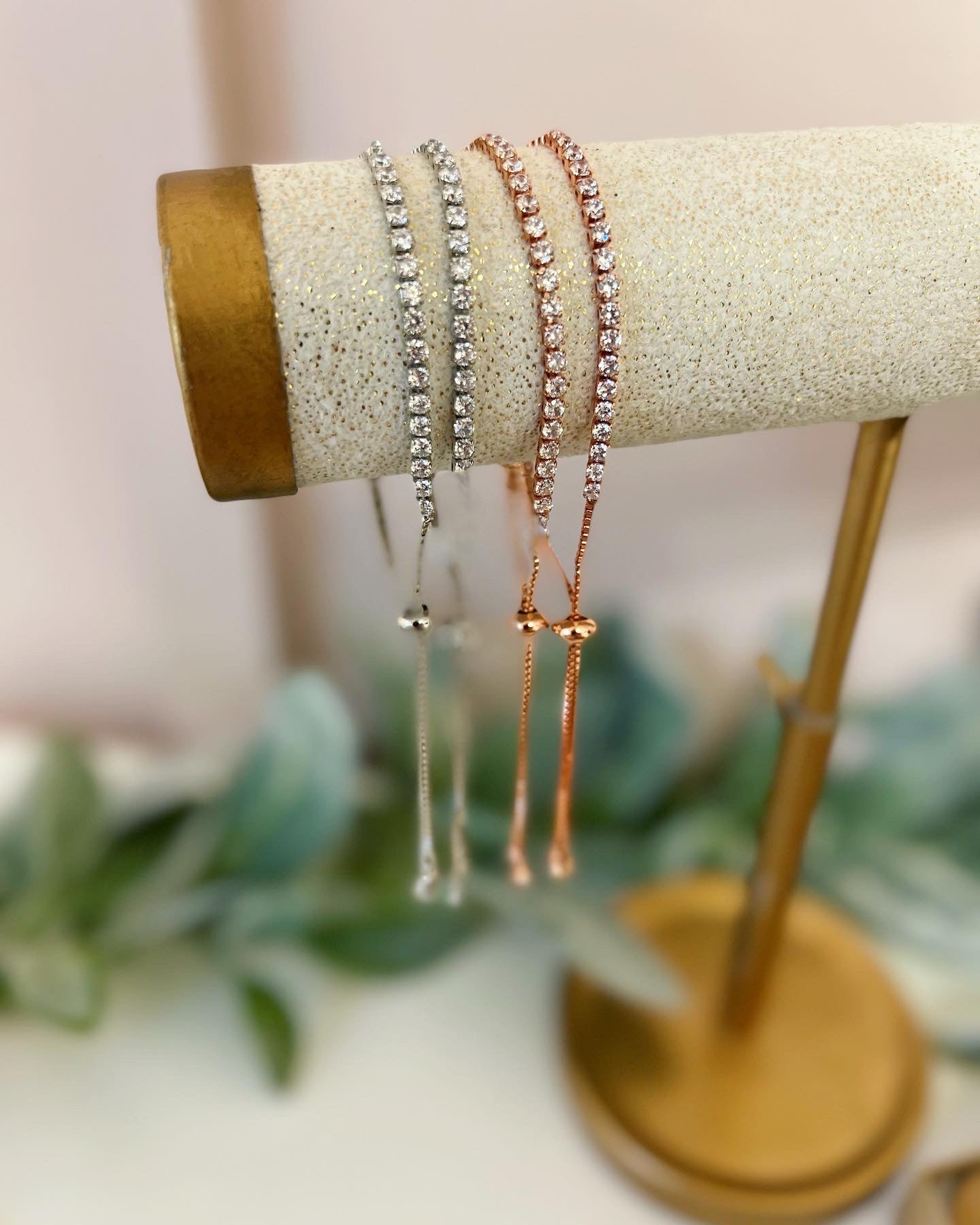 Bridesmaid Cubic Zircon Necklace & Matching Bracelet Set, Non-Tarnish & Hypoallergenic!