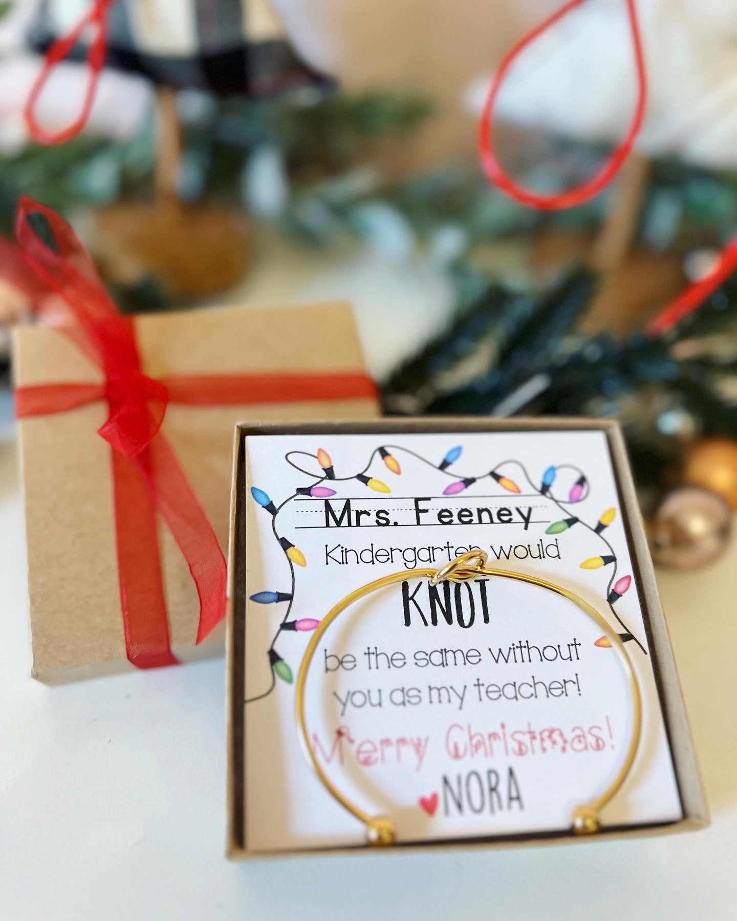 School Would KNOT Be The Same! Teacher Gift