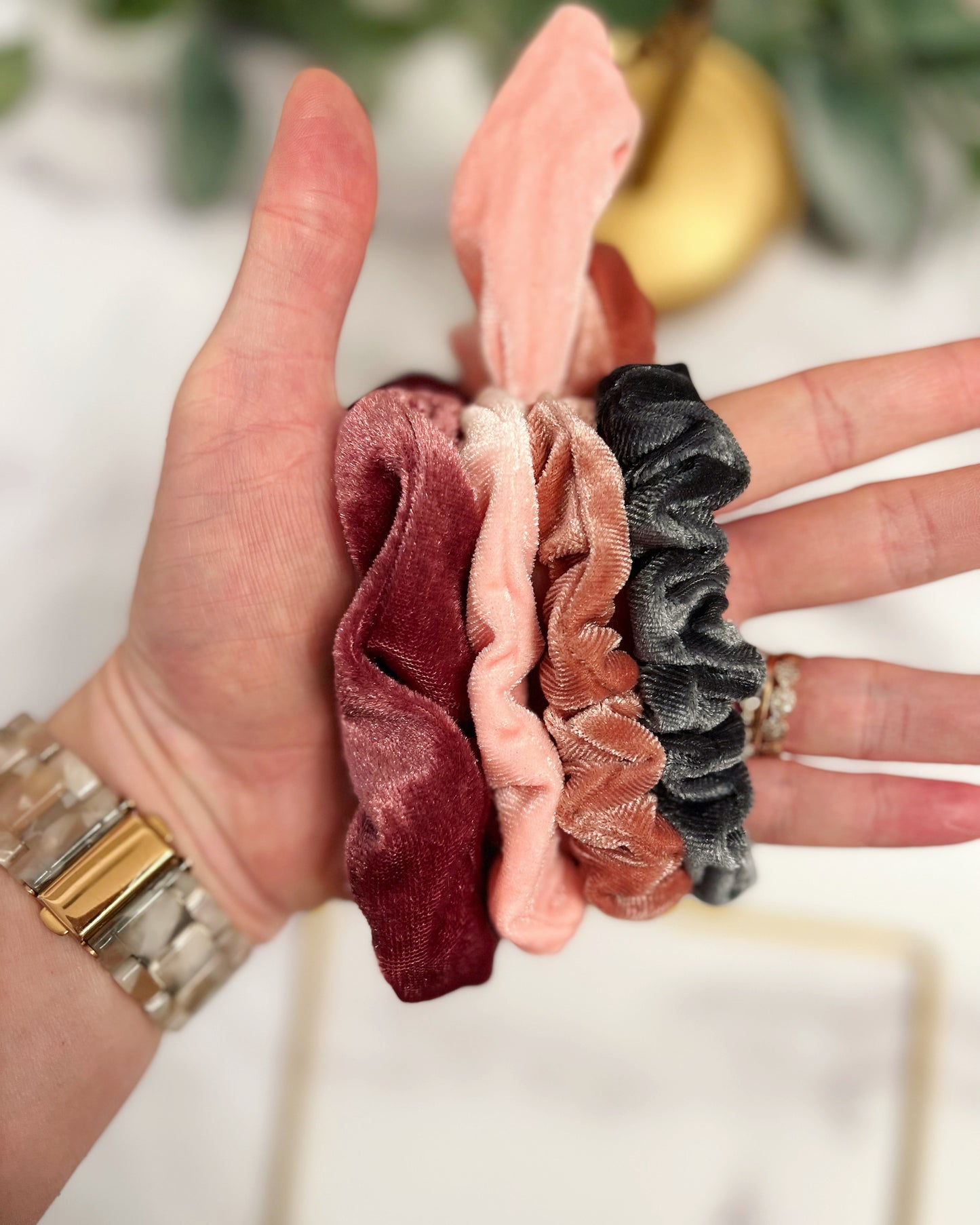 Will you be my Bridesmaid? Velvet bow knot scrunchi!