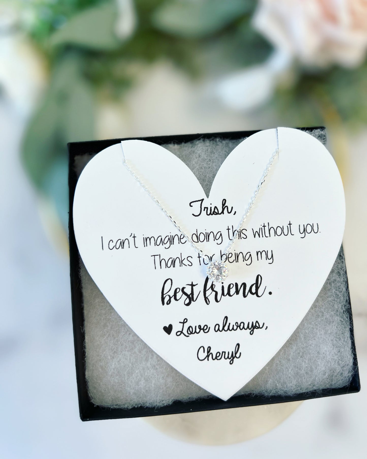 Best Friend Bridesmaid Necklace