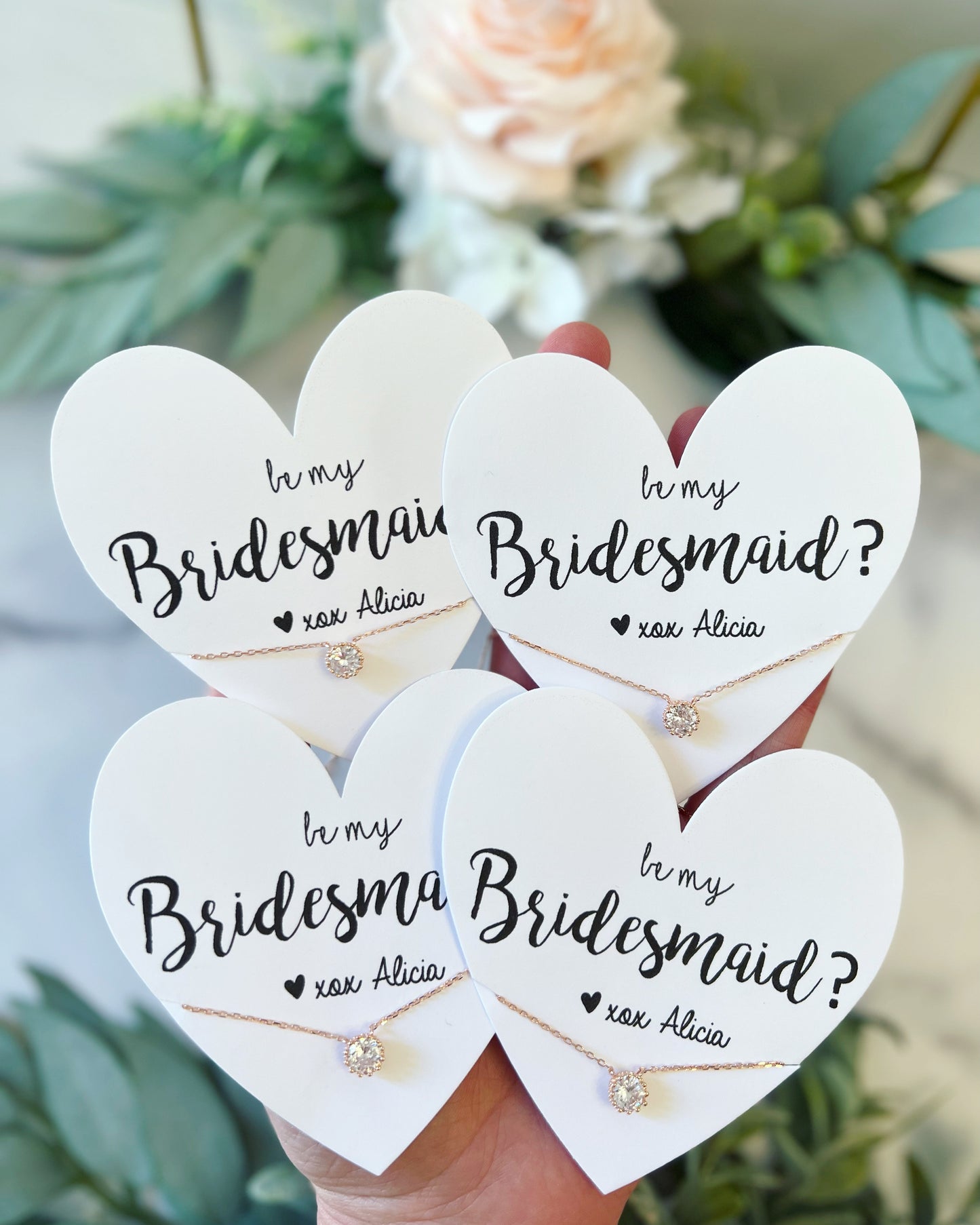 Be My Bridesmaid? Cubic Zircon Necklace