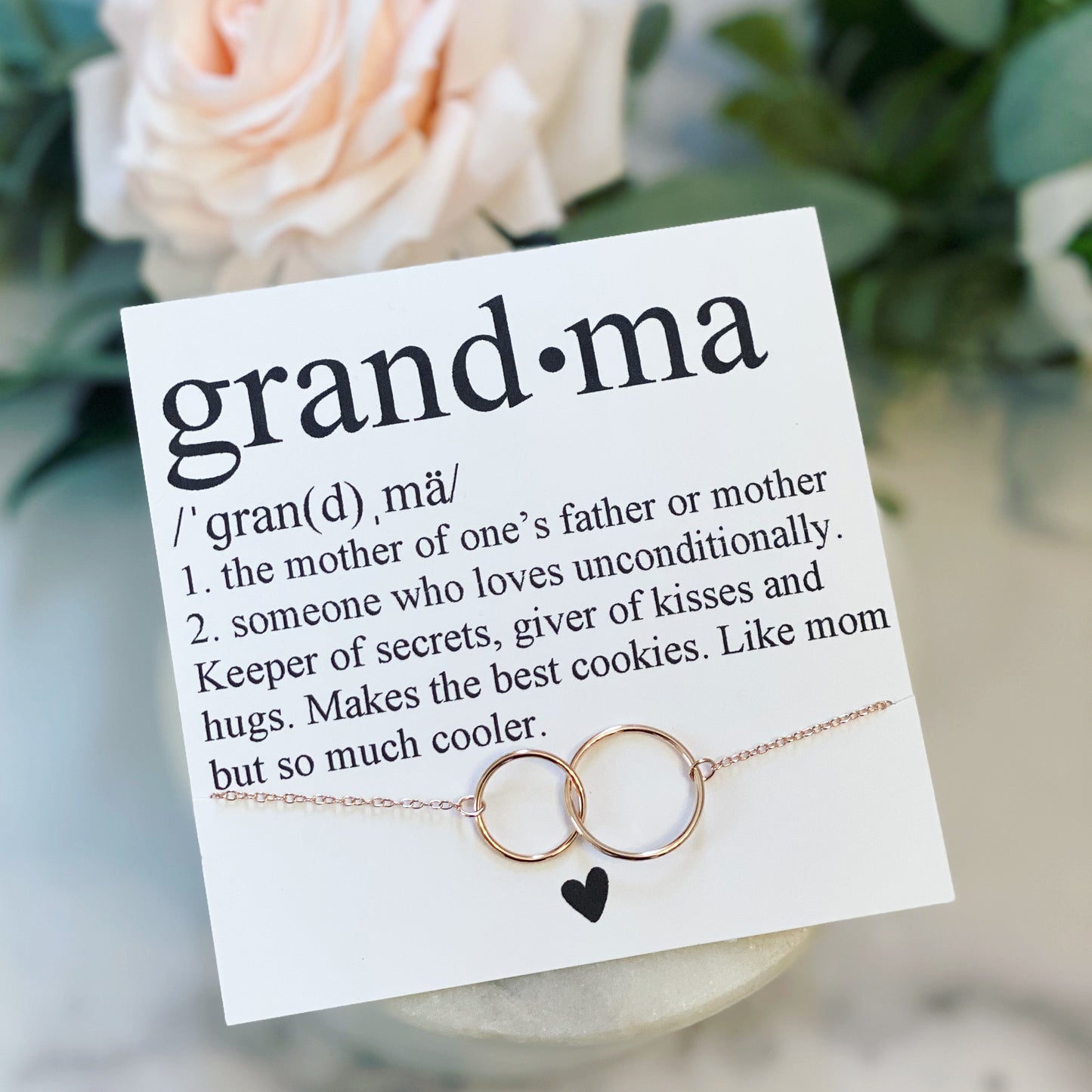 Grandma Necklace, Mothers Day Gift