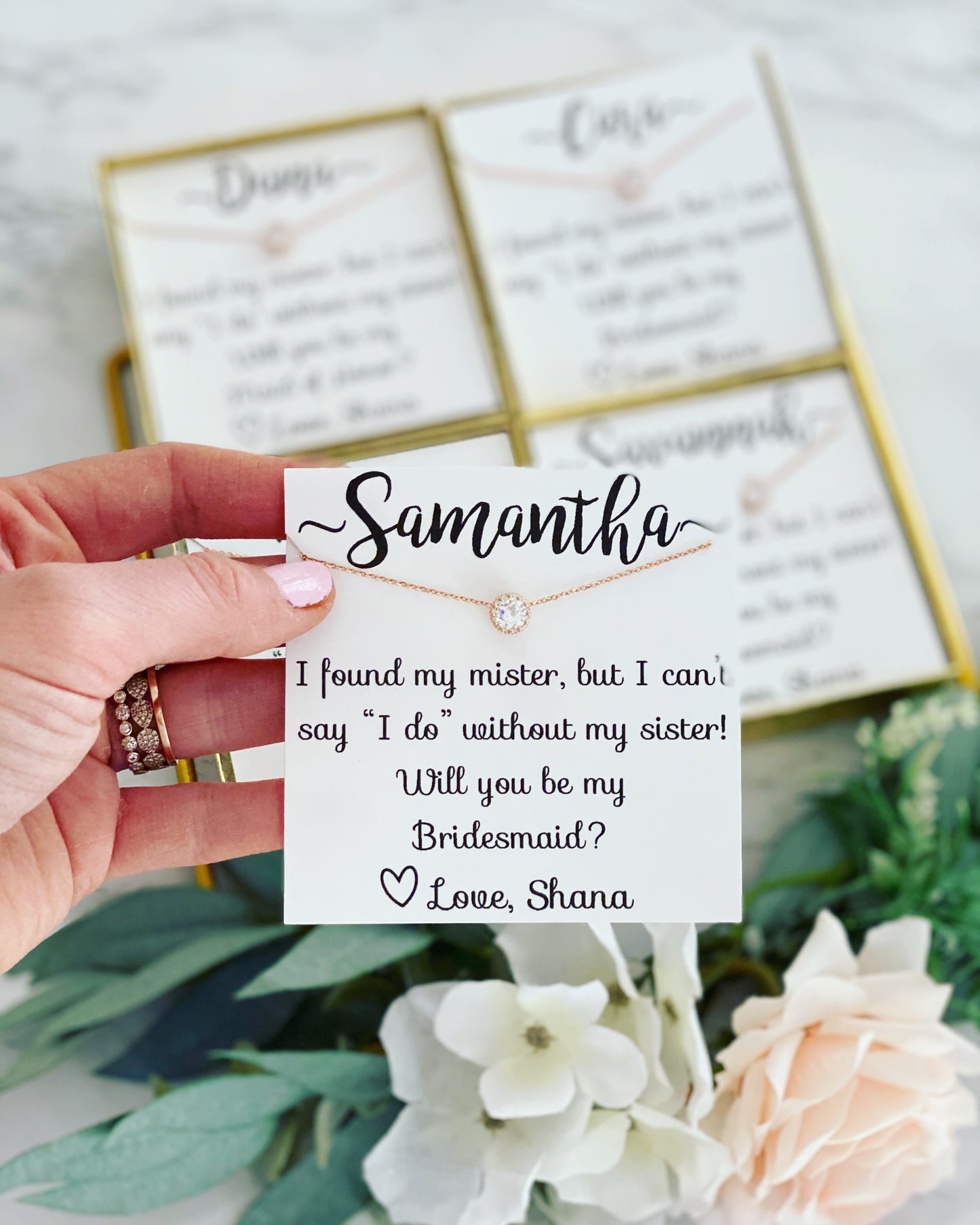 I Found My Mister, but I Need My Sister Necklace