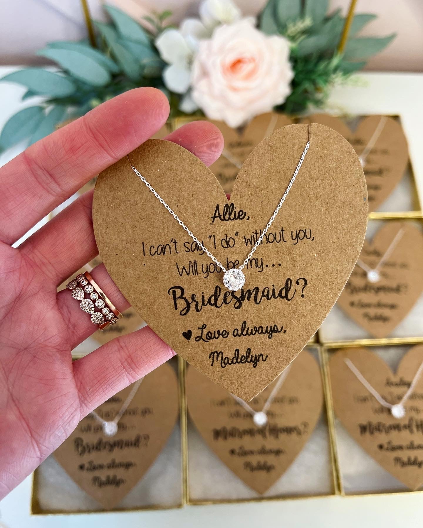 Can't Say "I Do" Without You! Dainty Necklaces, NON-Tarnish & Hypoallergenic!