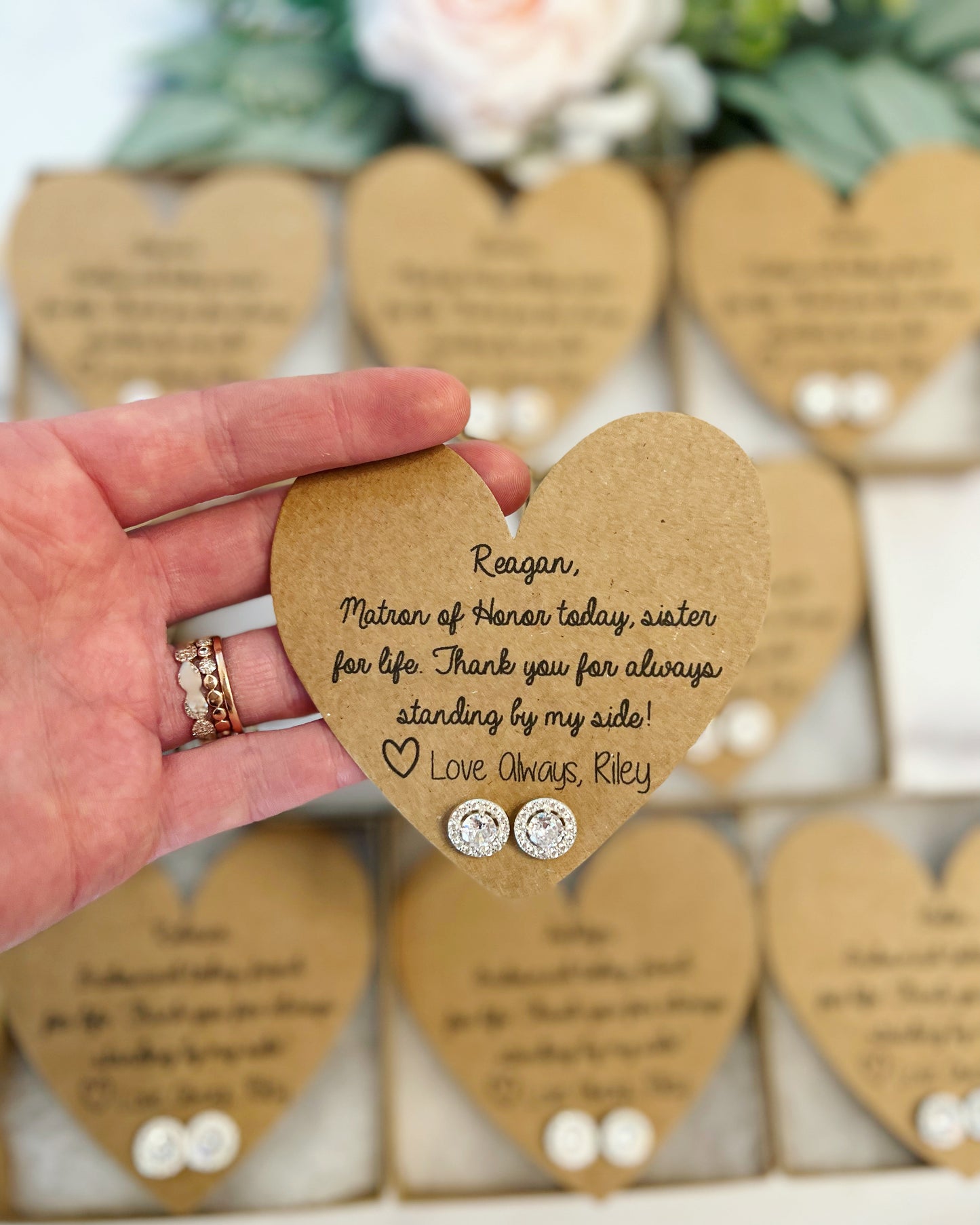 Bridesmaid Today, Friend for Life Earrings