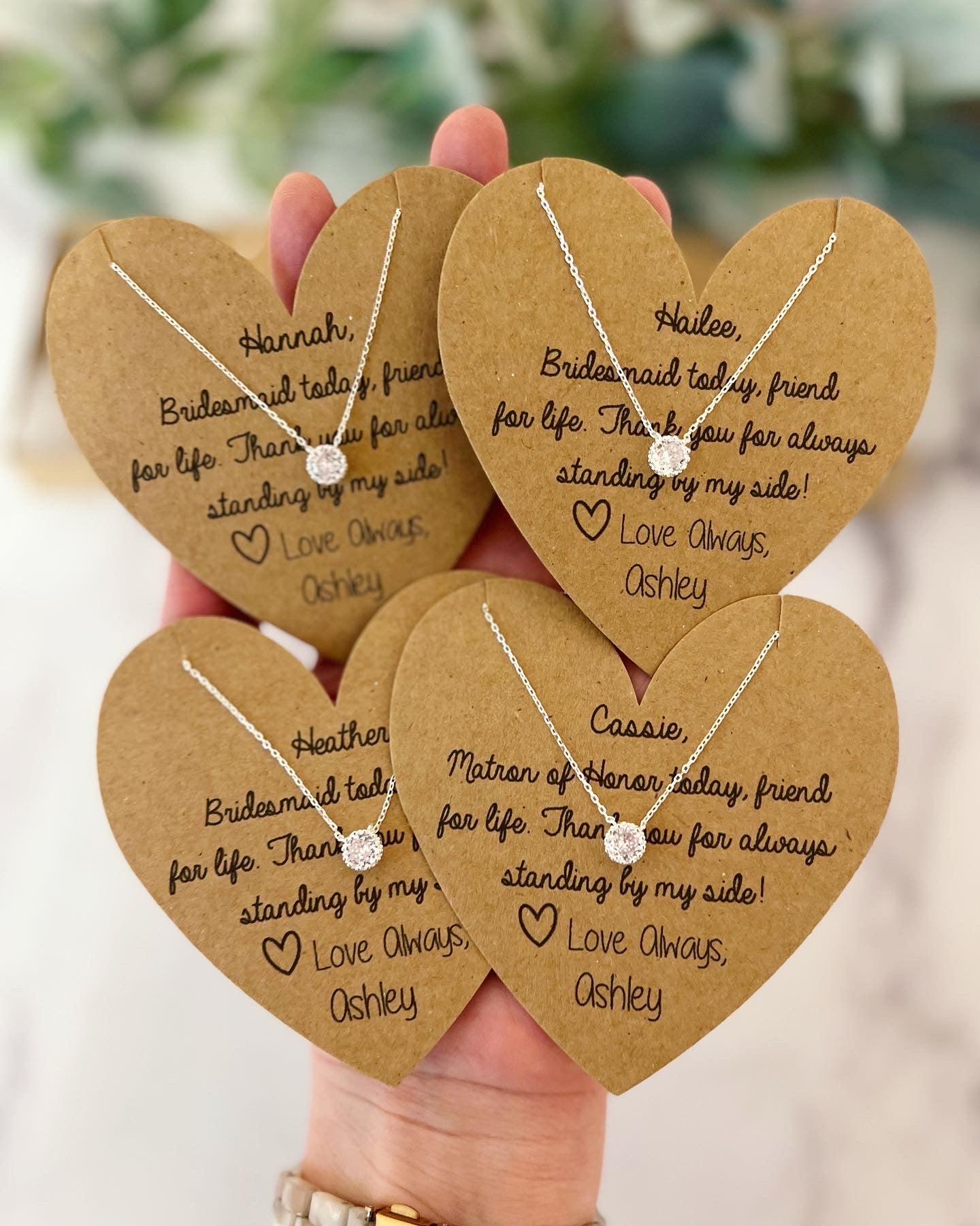 Bridesmaid Today, Friend for Life Bridesmaid Necklace