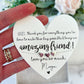 Amazing Friend Bridesmaid Heart Necklace