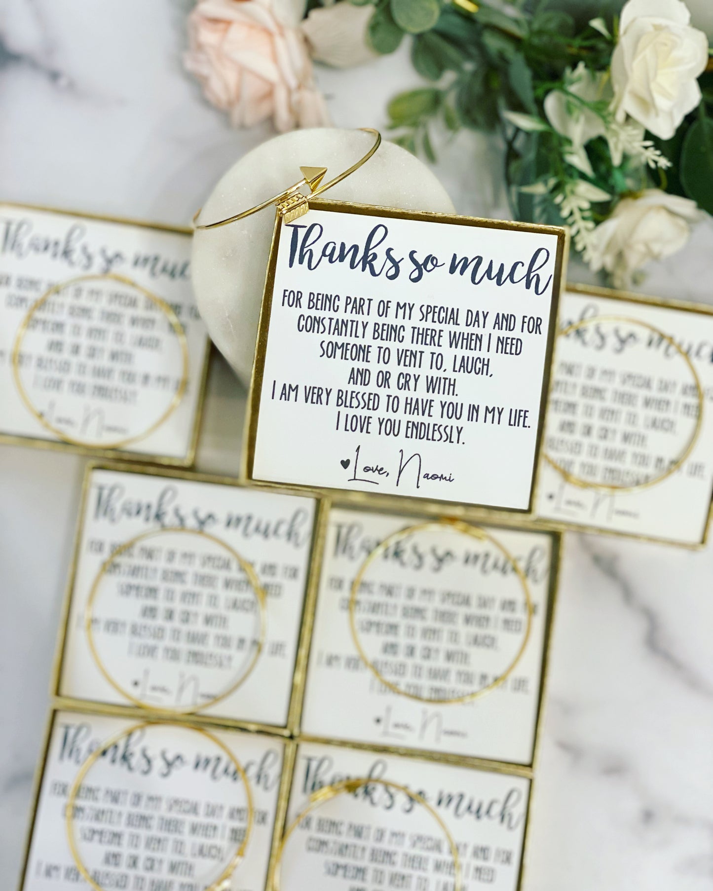 Thank You So Much Arrow Bangle