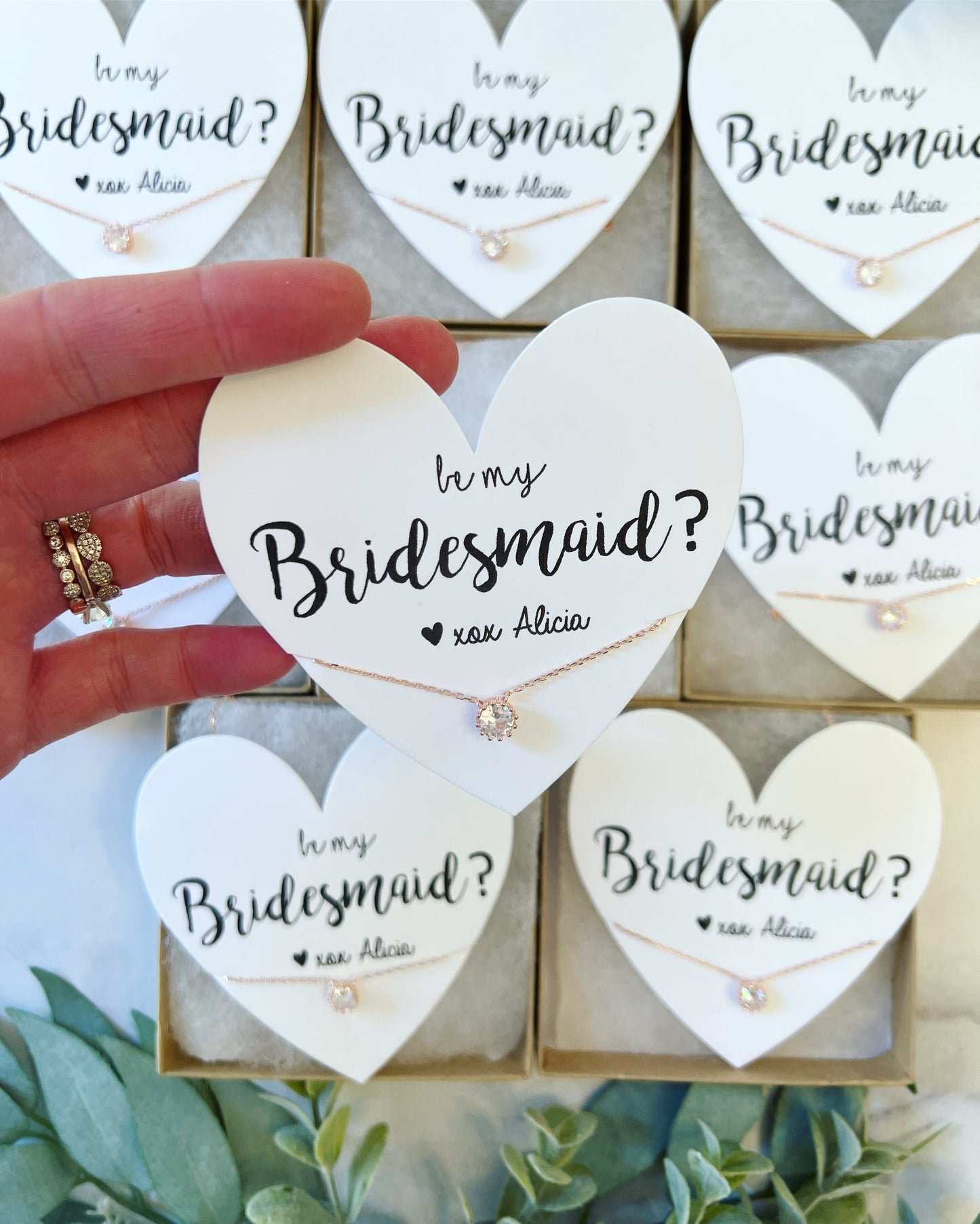 Be My Bridesmaid? Cubic Zircon Necklace