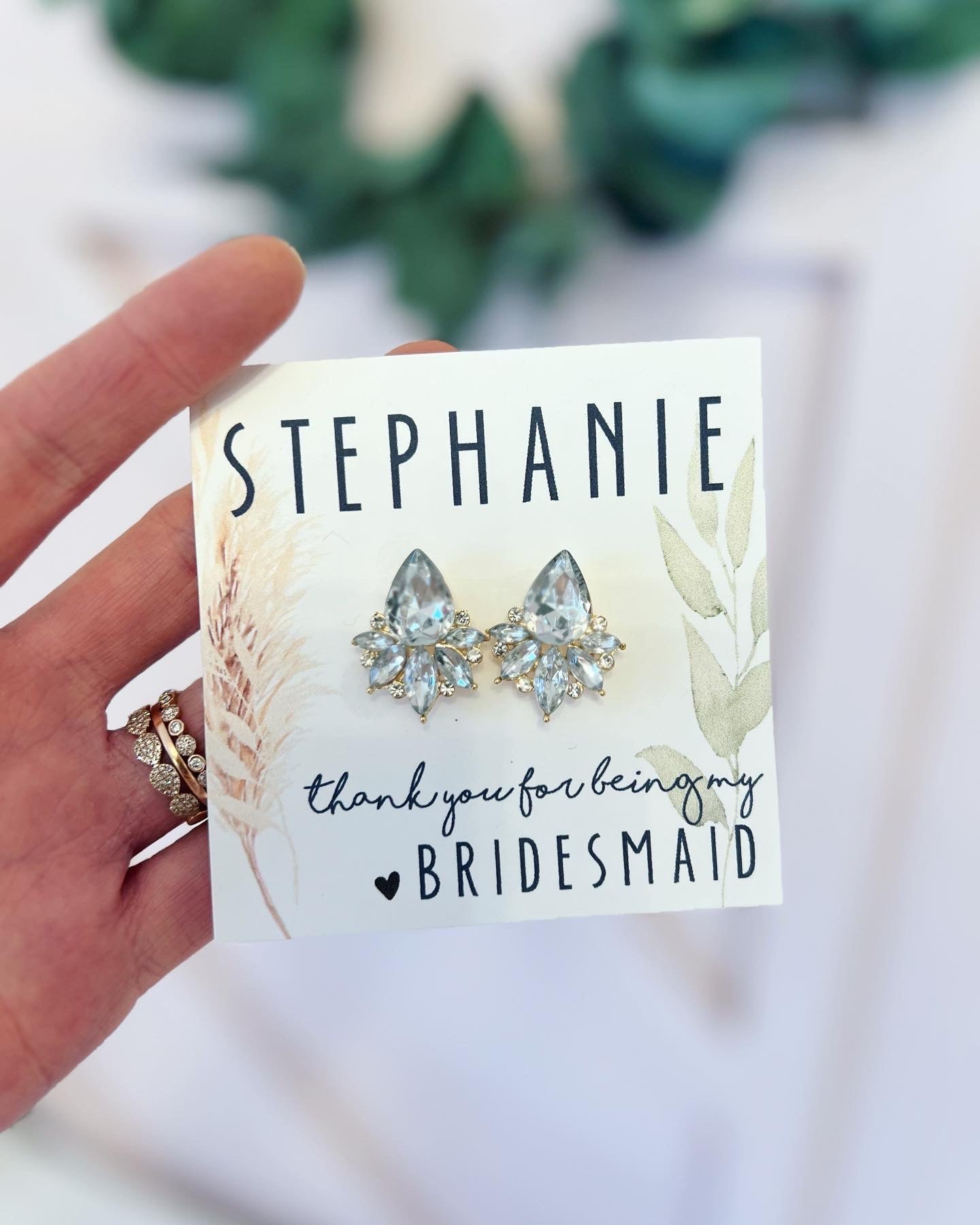 Boho Bridesmaid Statement Earrings