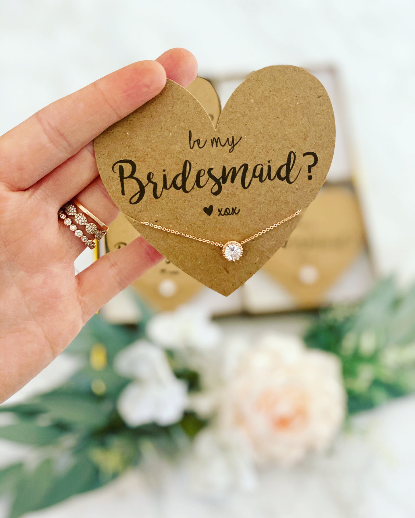 Be My Bridesmaid? Cubic Zircon Necklace