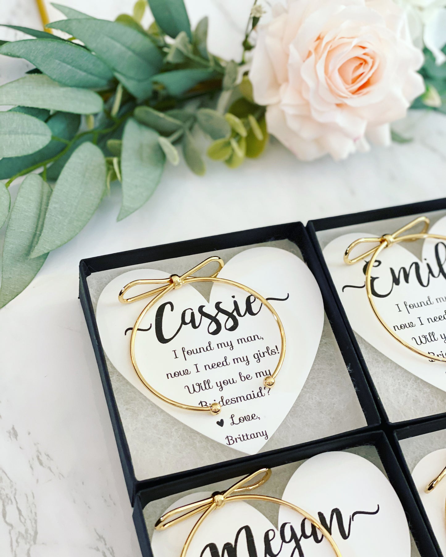 Bow Knot Bangles! Be My Bridesmaid