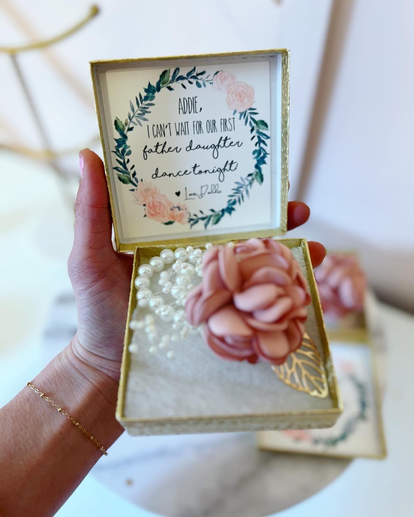 Flower Corsage for Daddy Daughter Dance