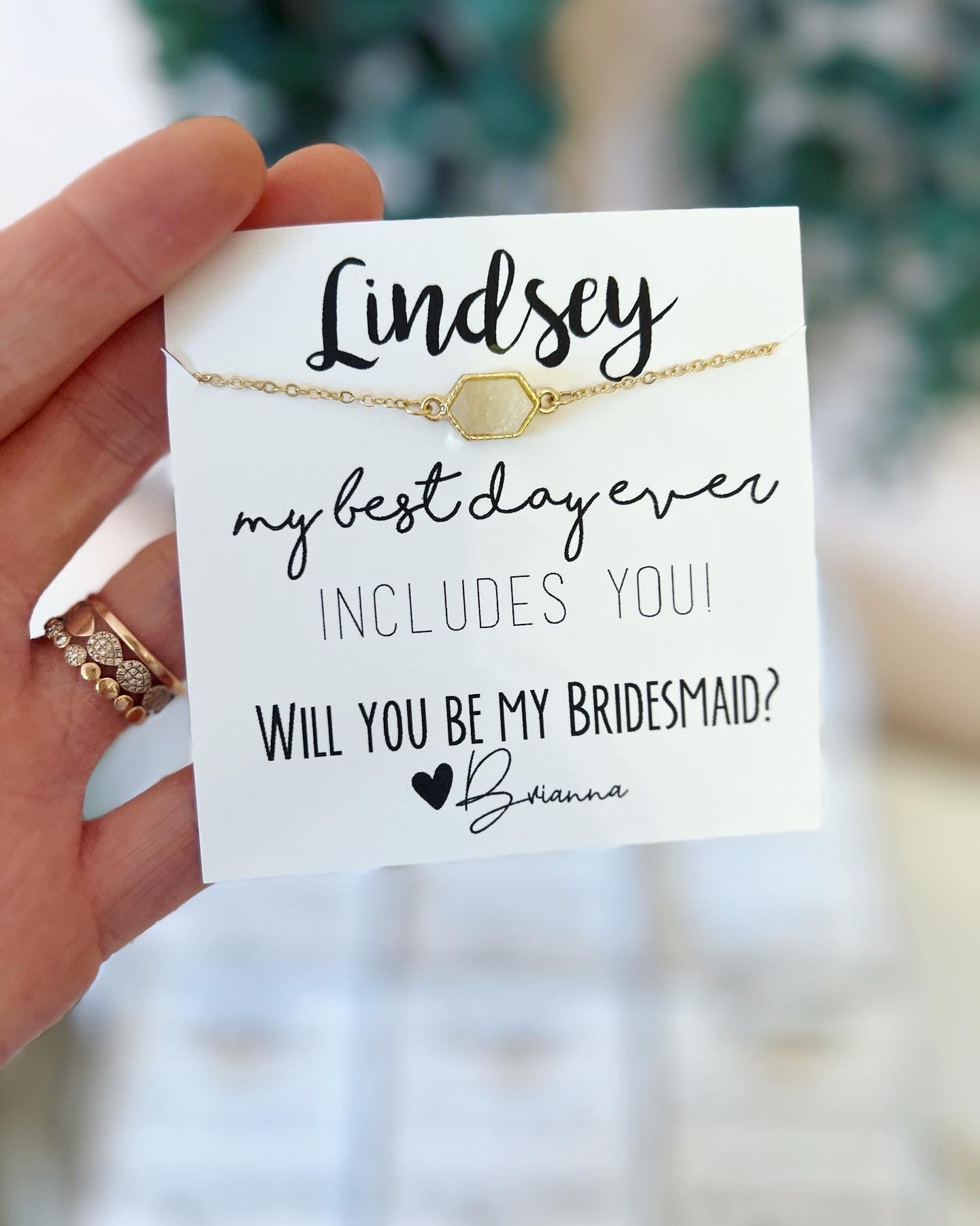 Druzy Oval Bridesmaid Bracelets