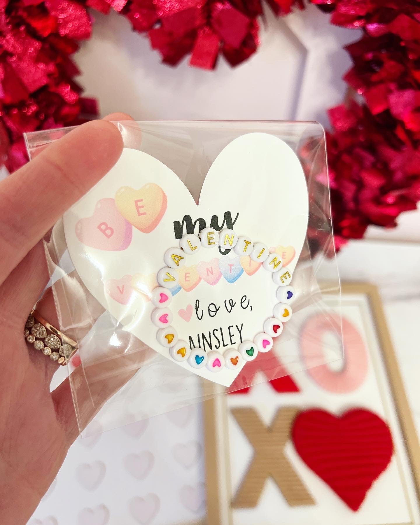Be My Valentine Bracelet! Kid or Adult Size