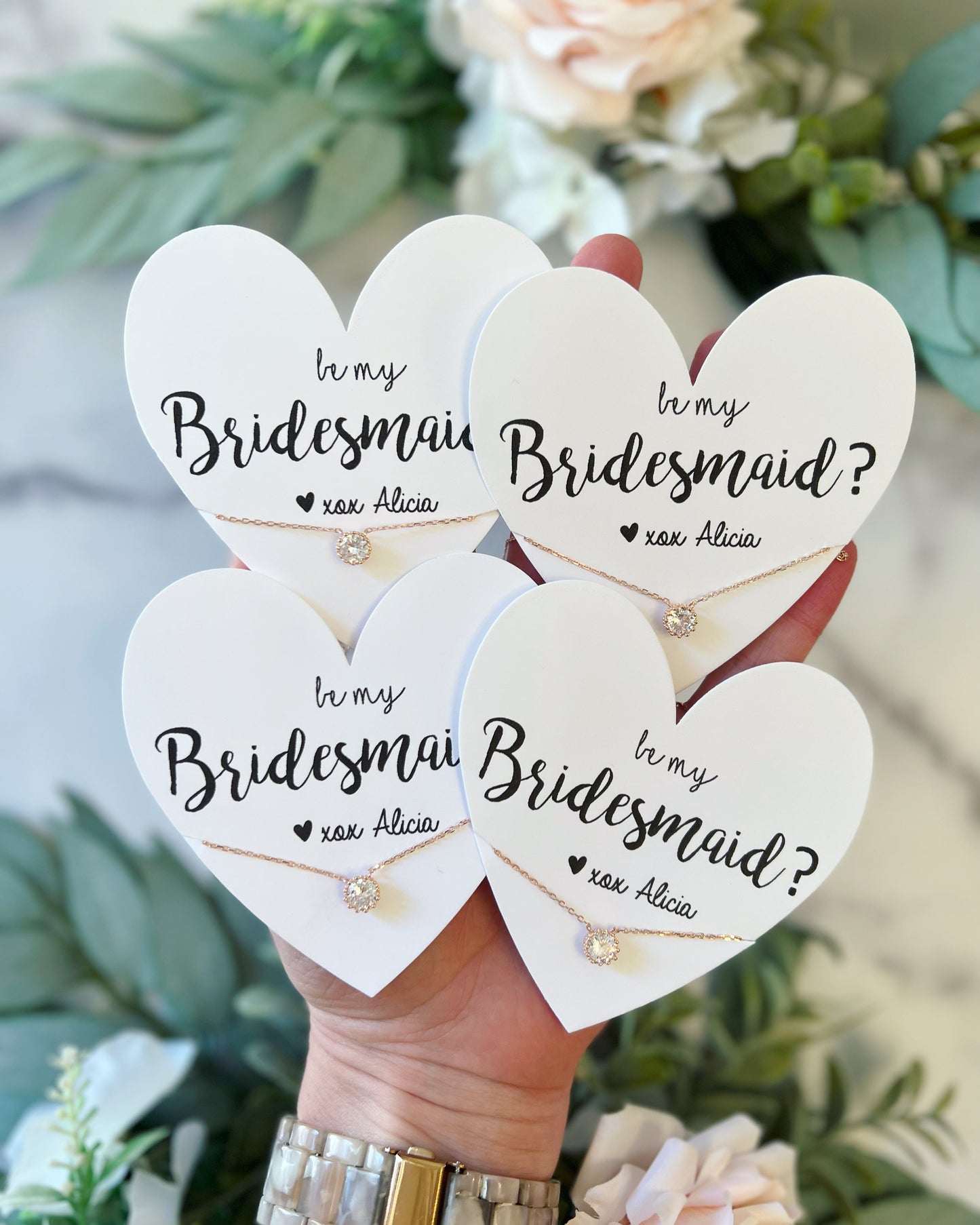 Be My Bridesmaid? Cubic Zircon Necklace