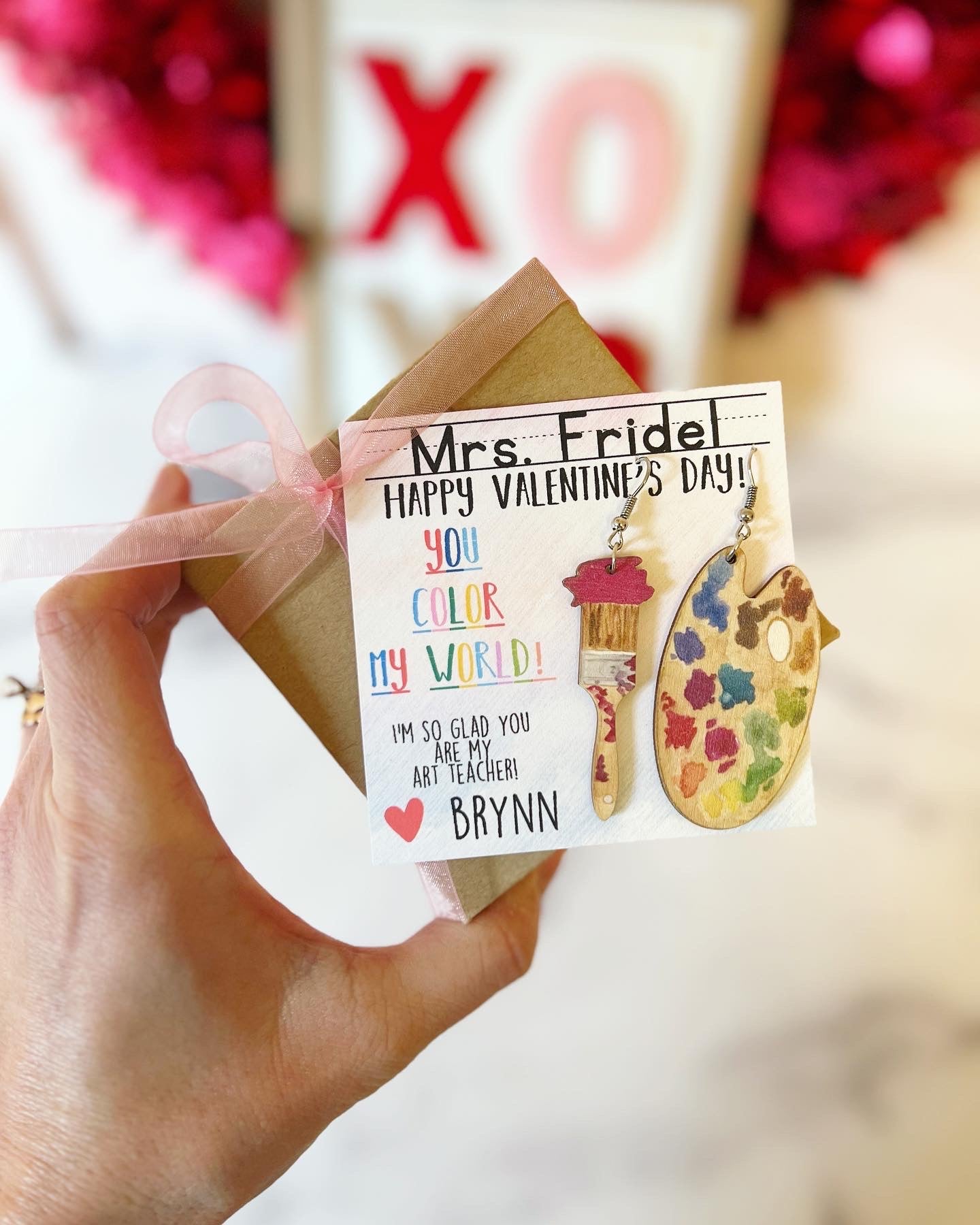 Art Teacher Gift Valentine's Day Gift