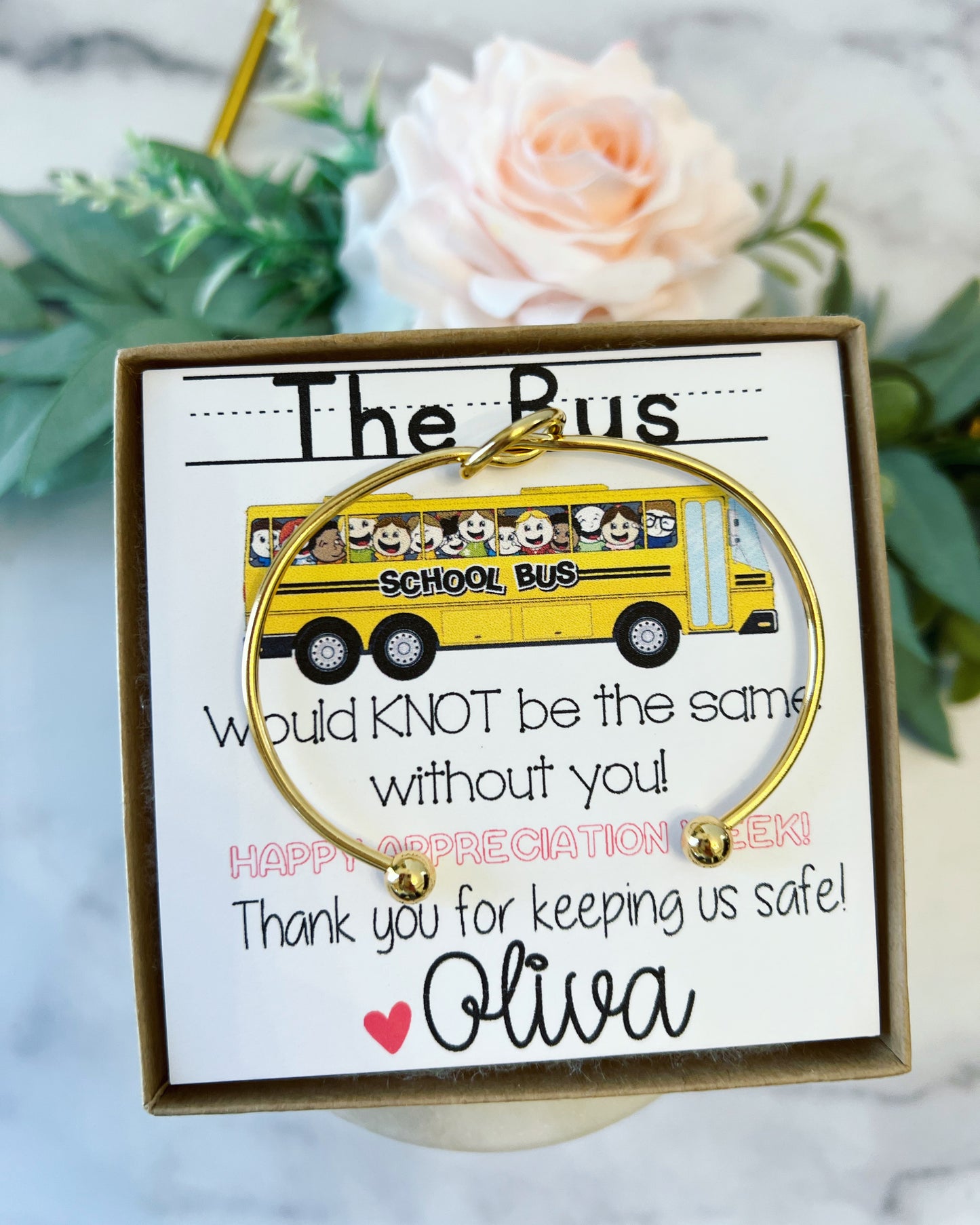 Bus Driver End of Year Thank You Gift