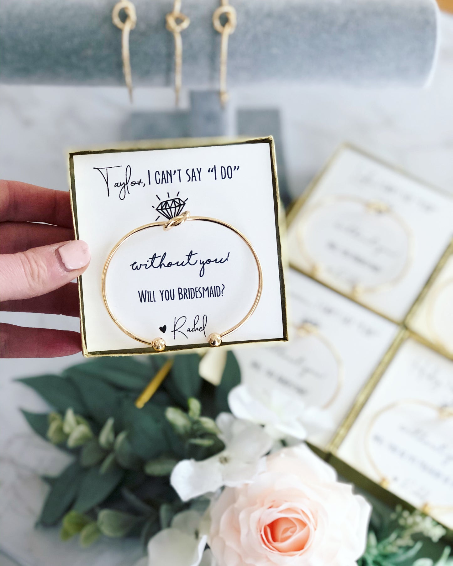 Can't Say "I Do" Without You! Knot Bangles