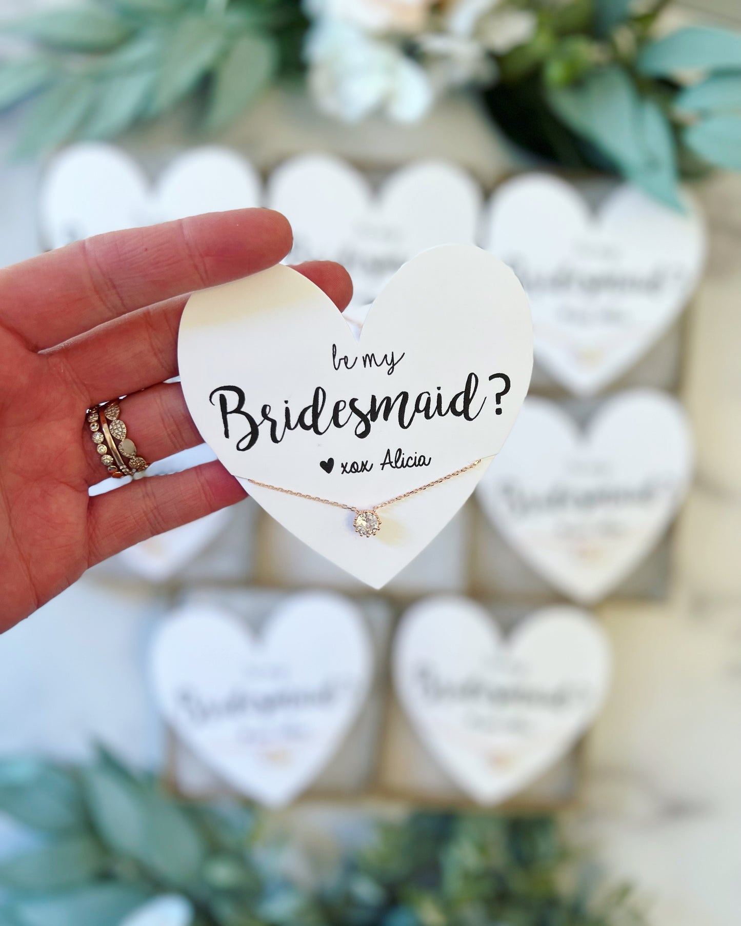 Be My Bridesmaid? Cubic Zircon Necklace