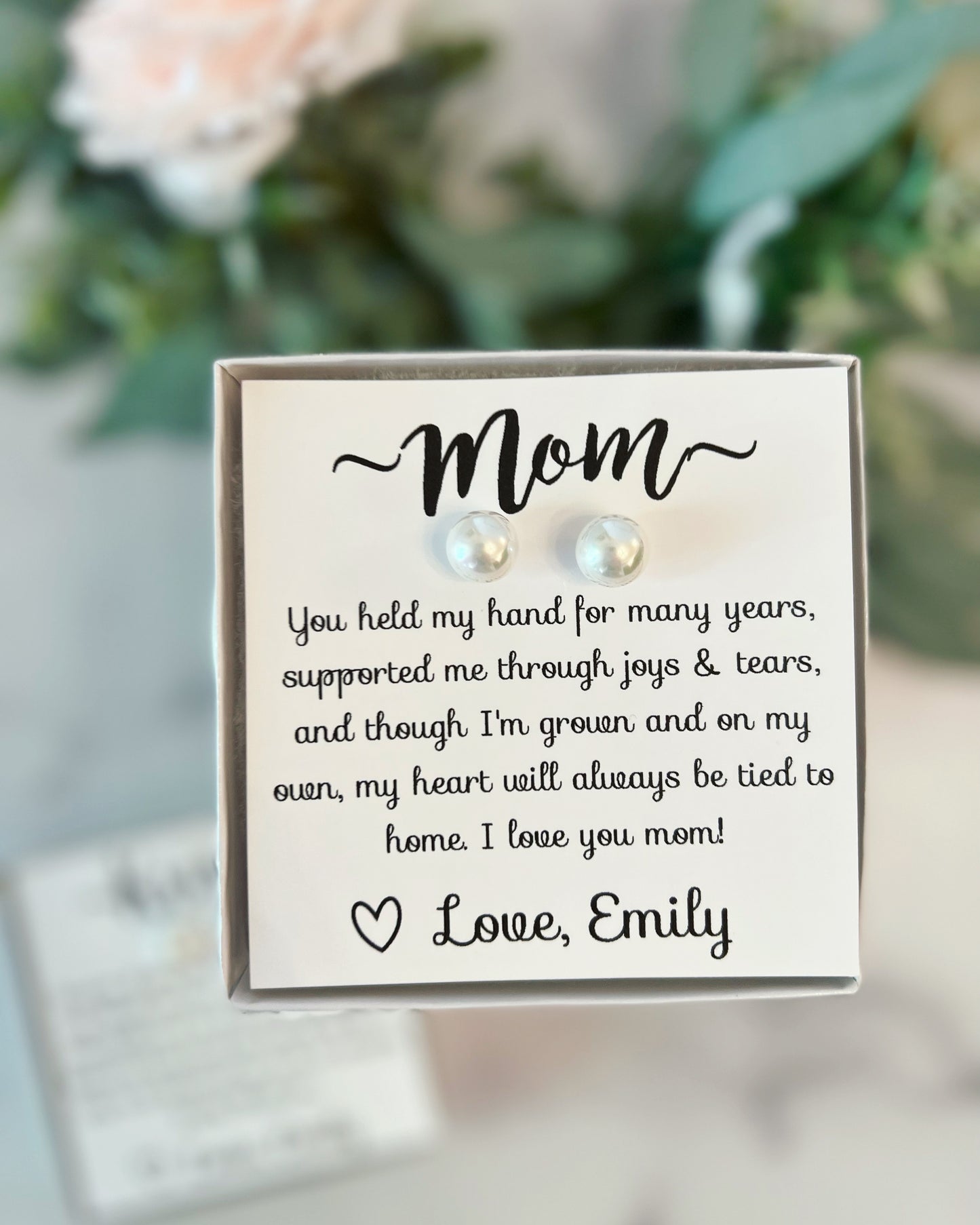 Mother of the Bride Pearl Earrings