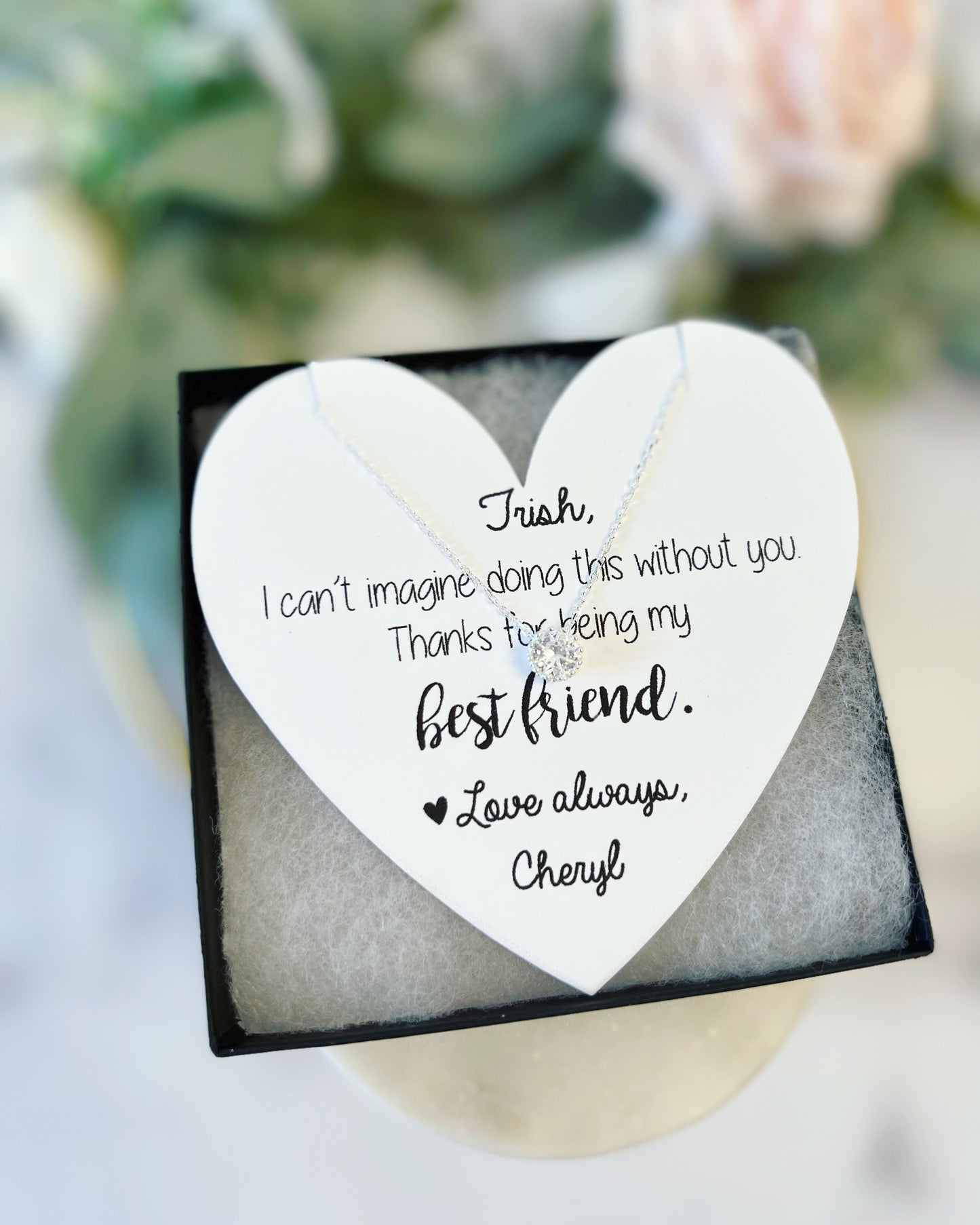 Best Friend Bridesmaid Necklace