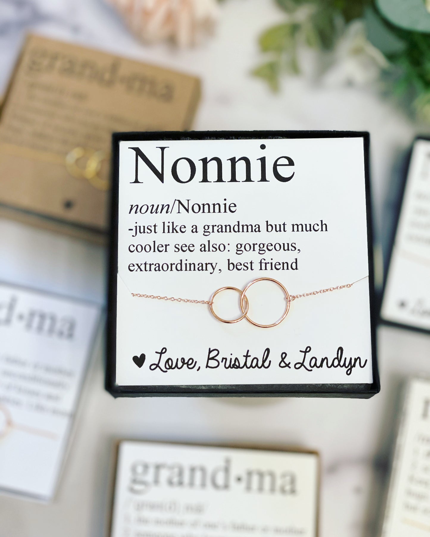 Grandma Necklace, Mothers Day Gift