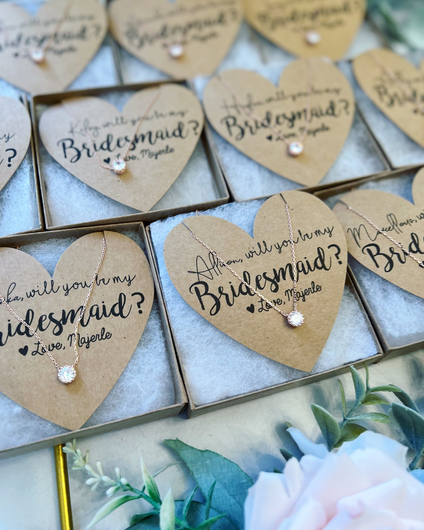 Be My Bridesmaid? Cubic Zircon Necklace