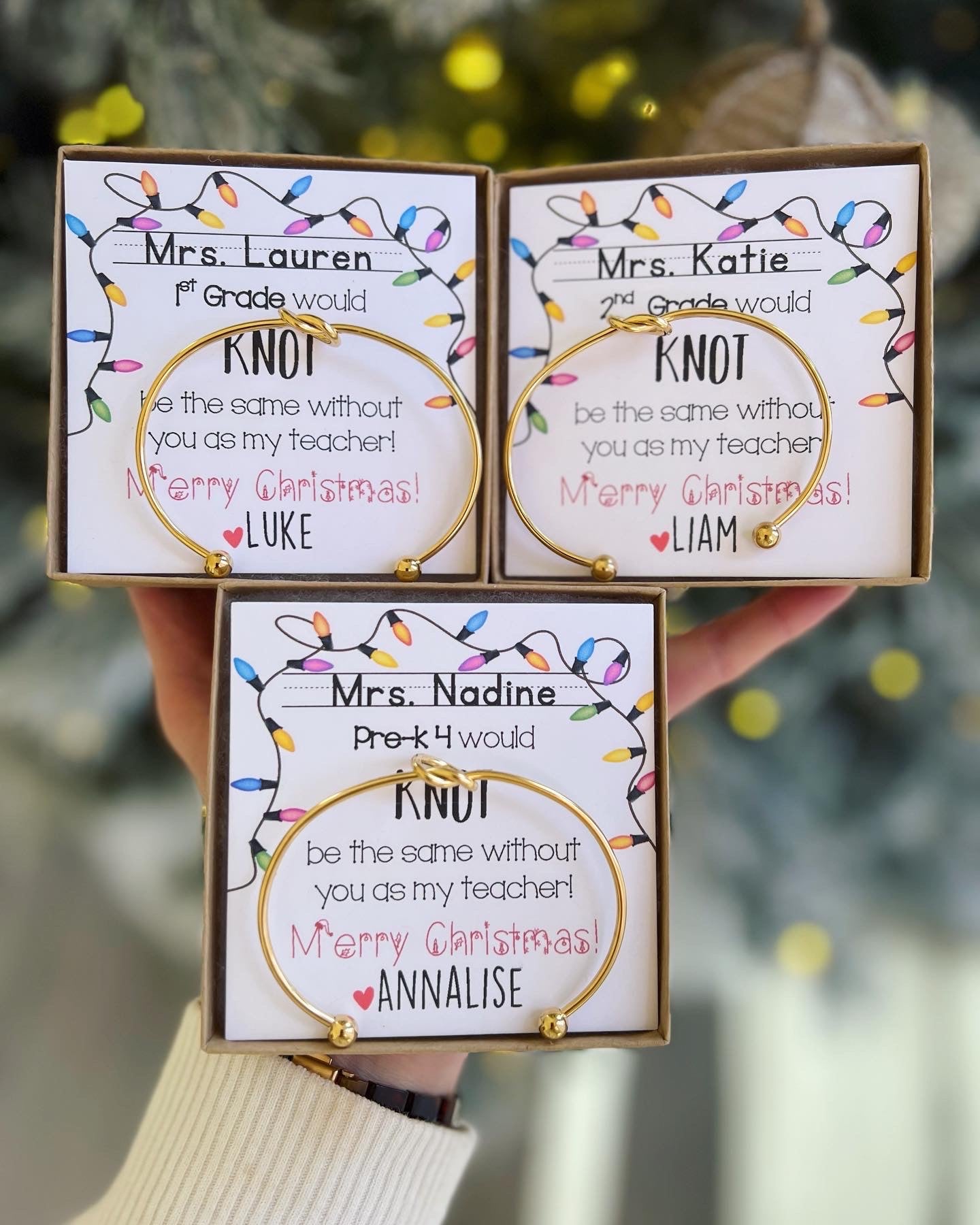 School Would KNOT Be The Same! Teacher Gift