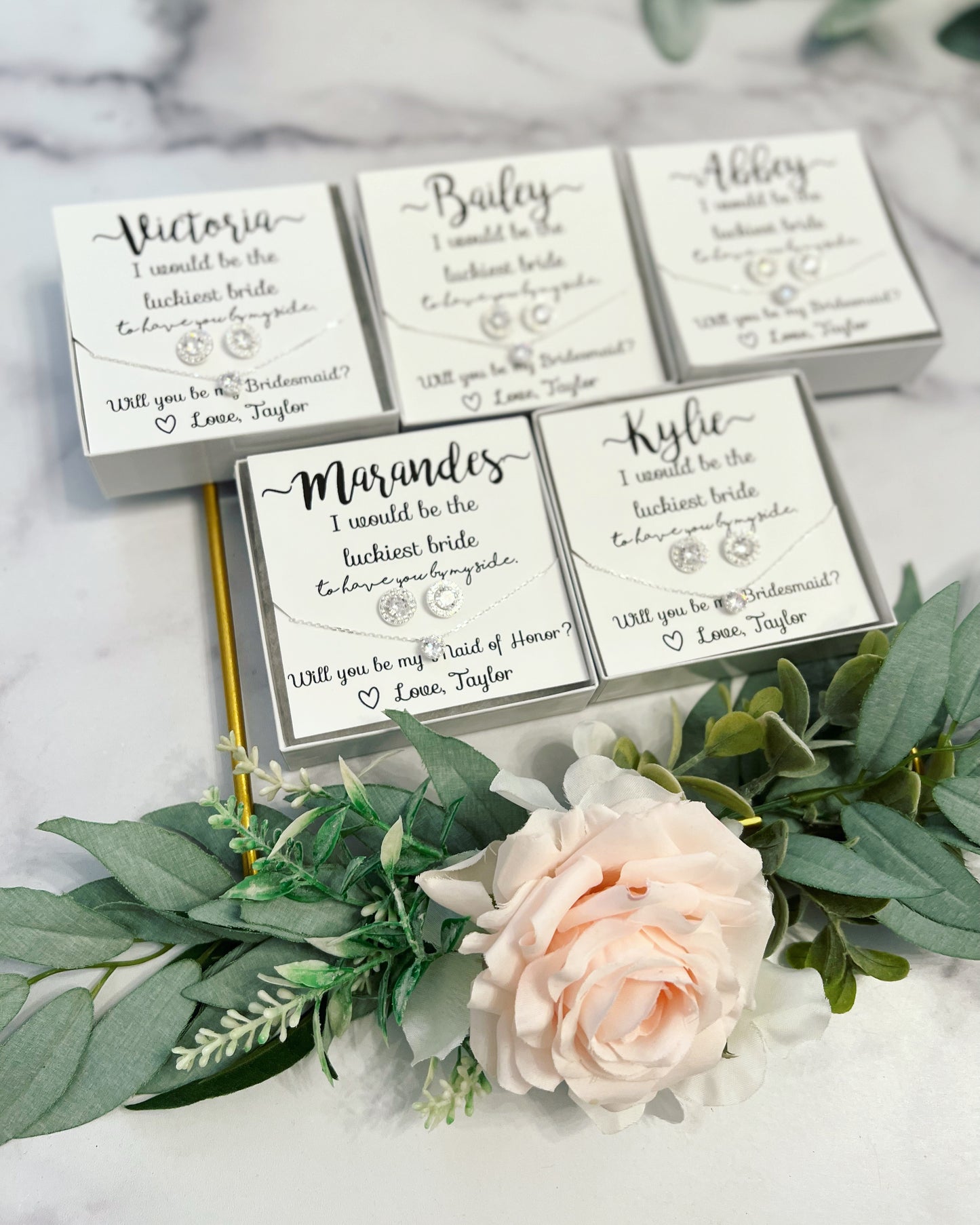 Luckiest Bride Bridal Party Gift Set