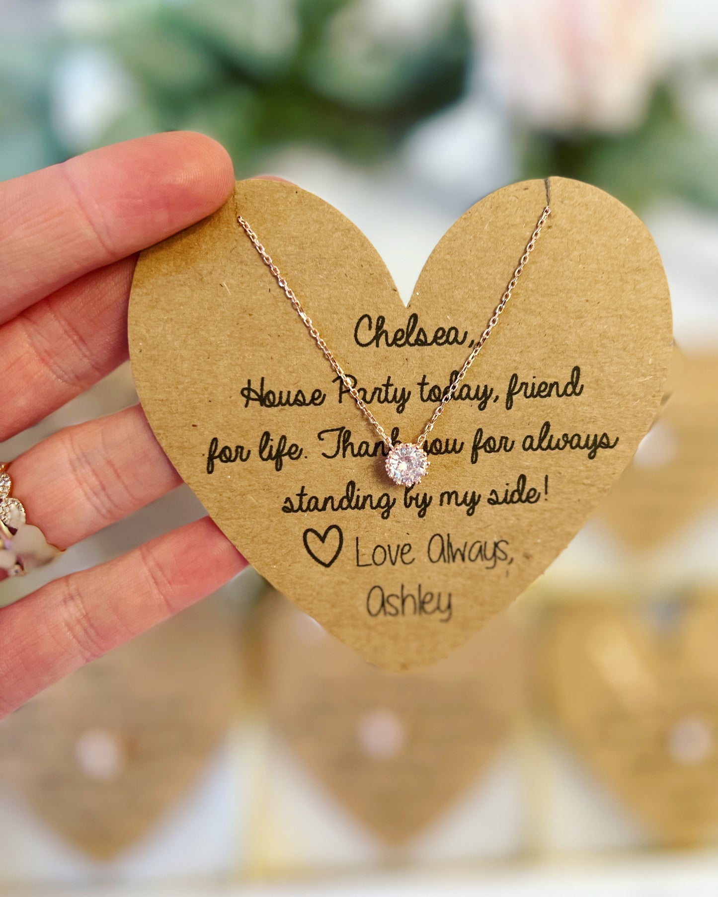 House Party Bridesmaid Necklace