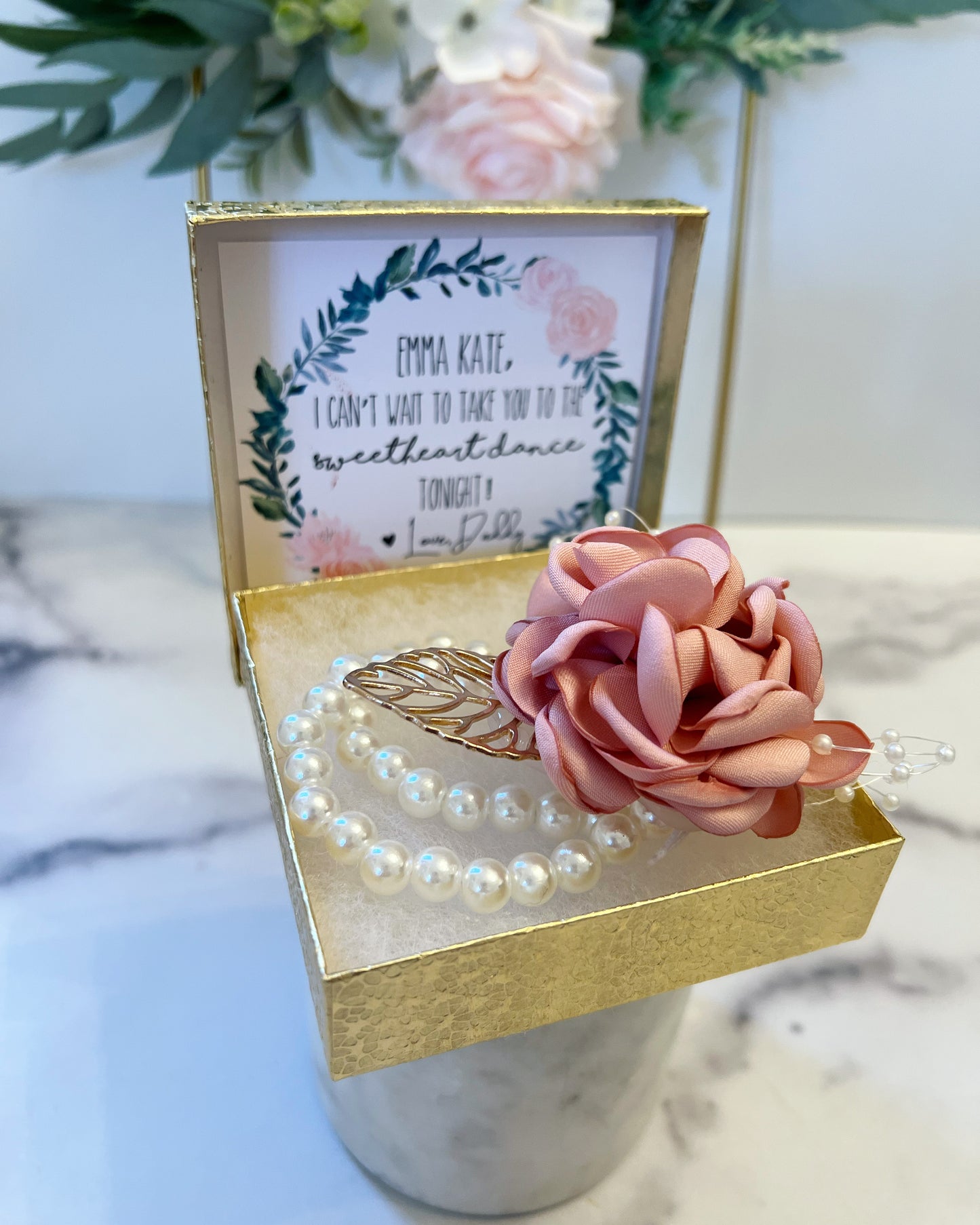 Flower Corsage for Daddy Daughter Dance