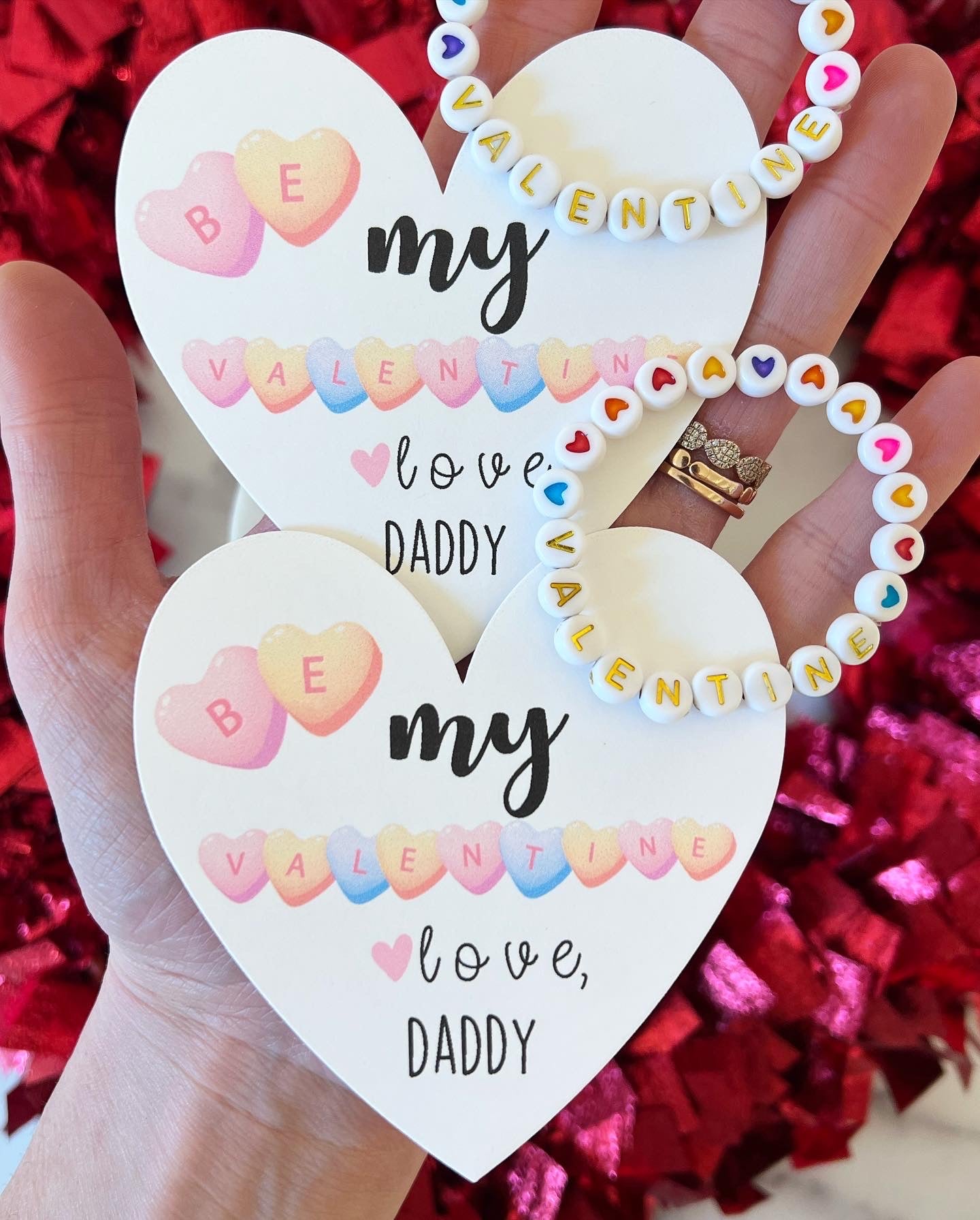 Be My Valentine Bracelet! Kid or Adult Size