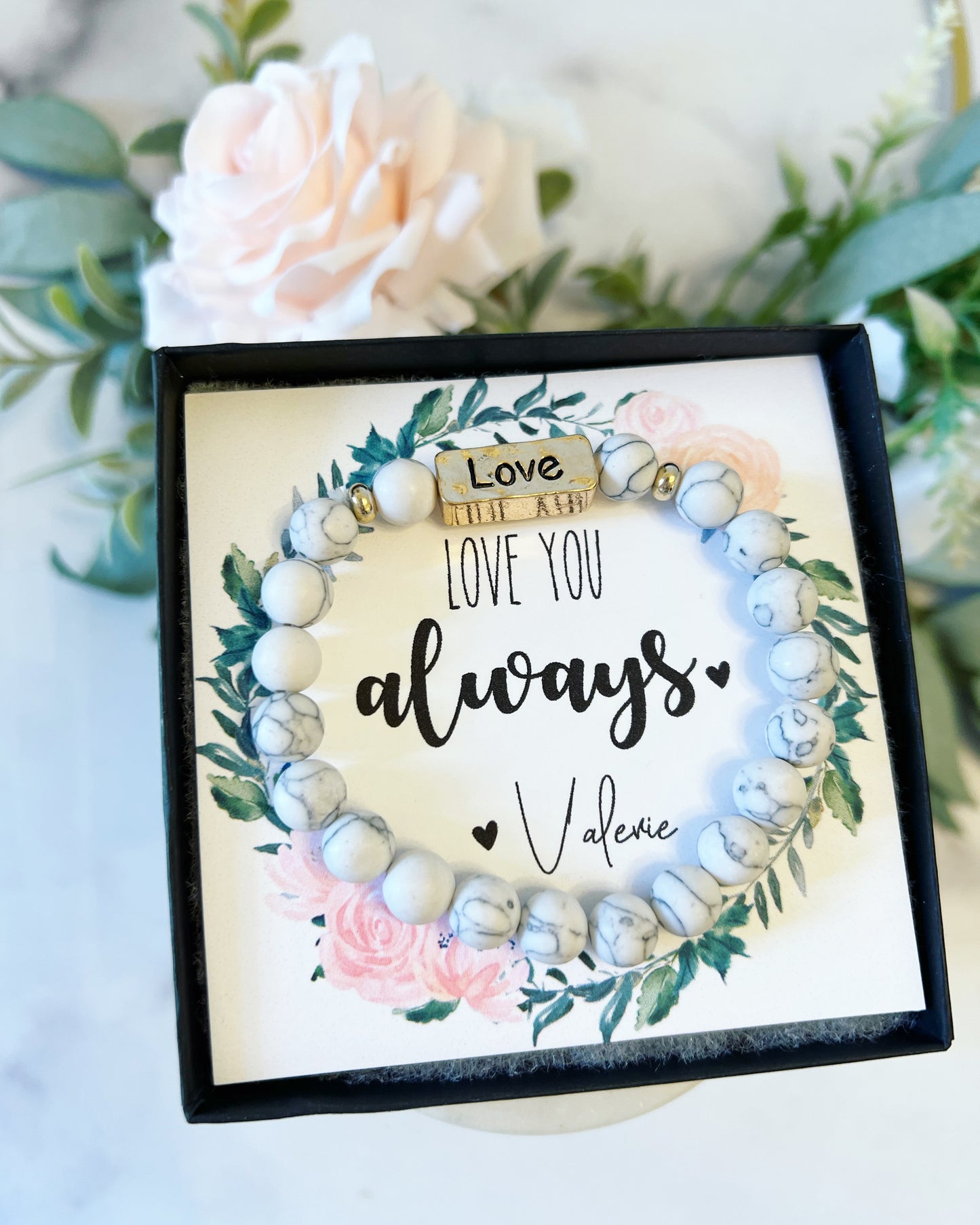 Faith or Love Encouragement Bracelet