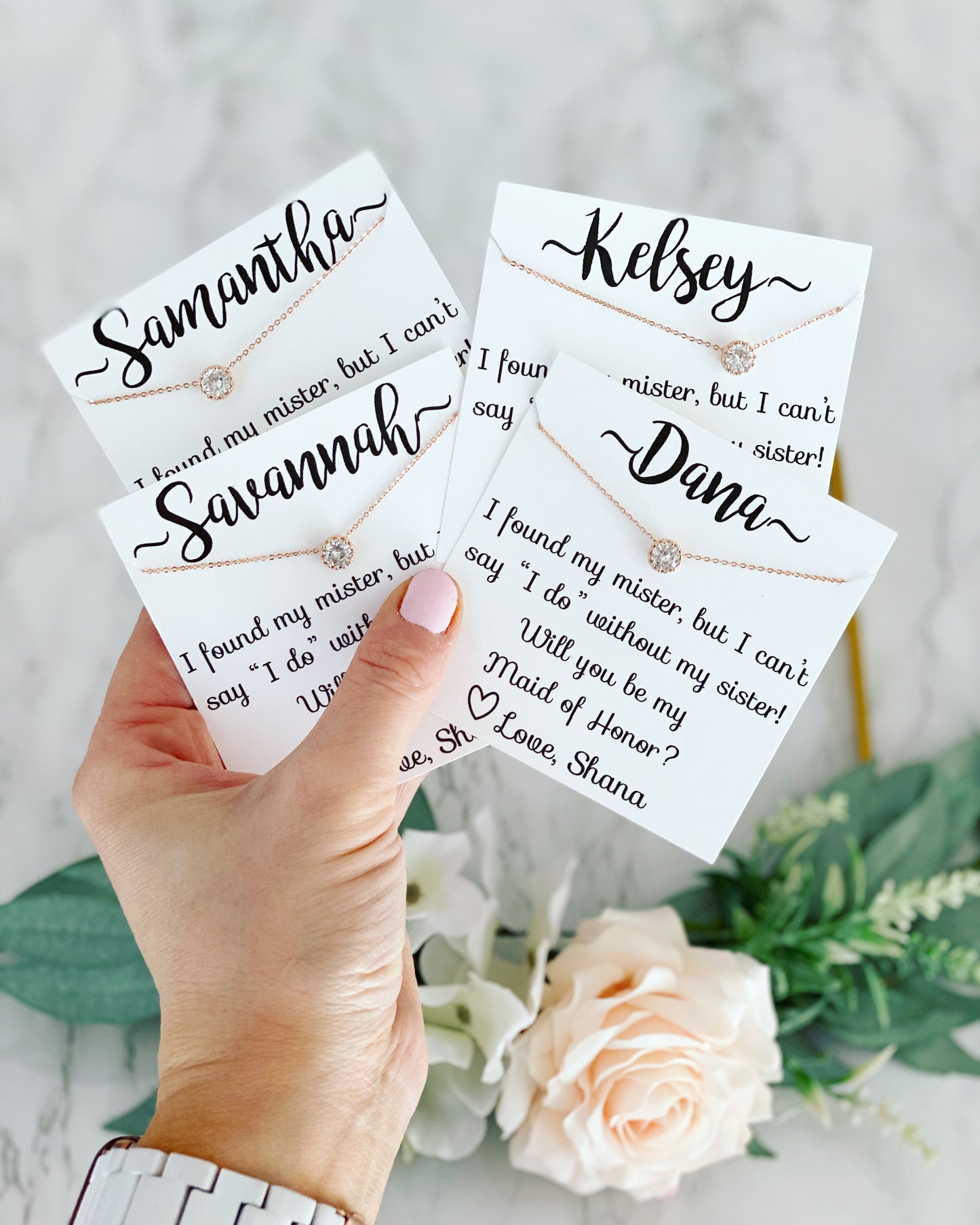 I Found My Mister, but I Need My Sister Necklace