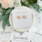 Bridesmaid Today, Friend for Life Cubic Zircon Earrings and Heart Card