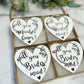 Bridal Party Knot Bangle & Heart Card