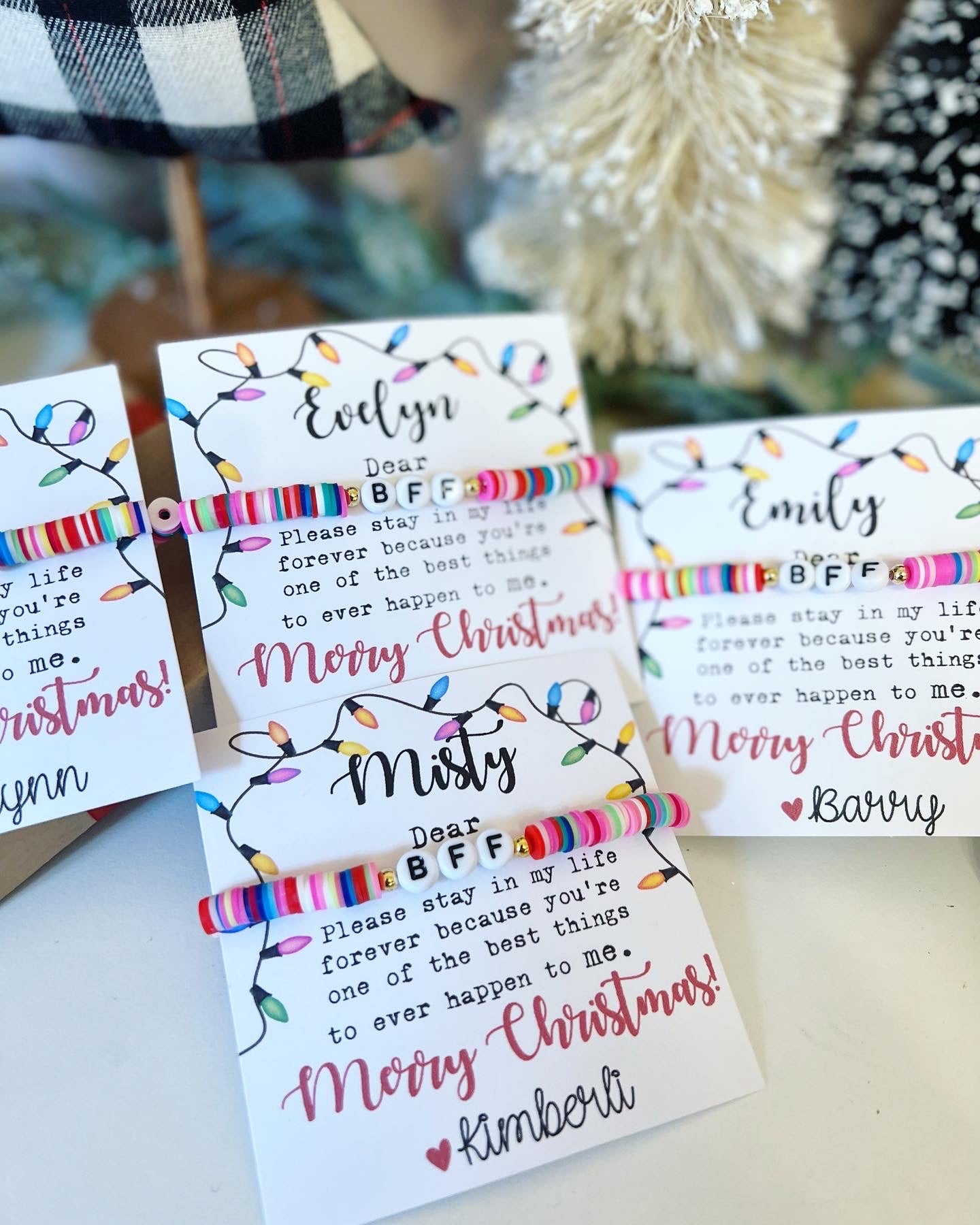 Best Friend Christmas Gift! BFF Bracelet