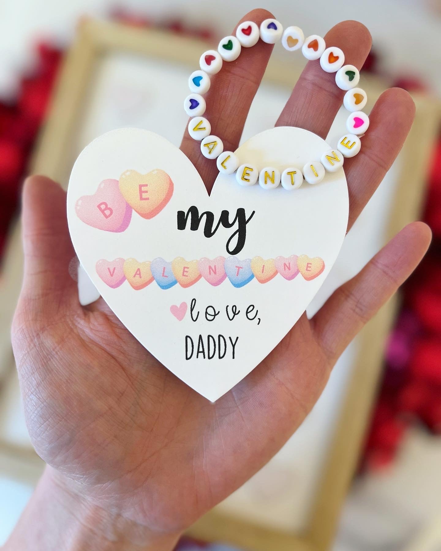 Be My Valentine Bracelet! Kid or Adult Size