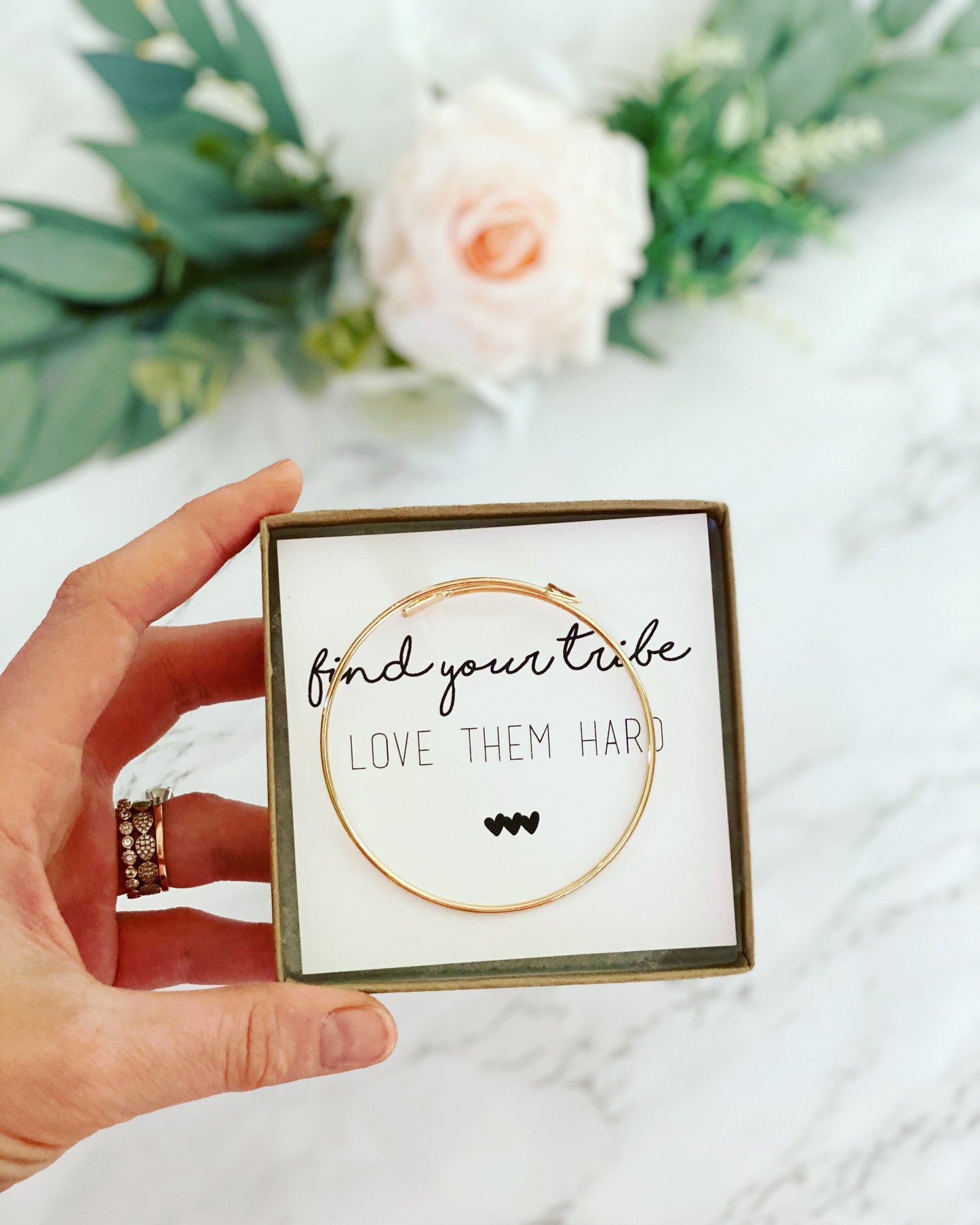 Grateful For You! Arrow Bangle