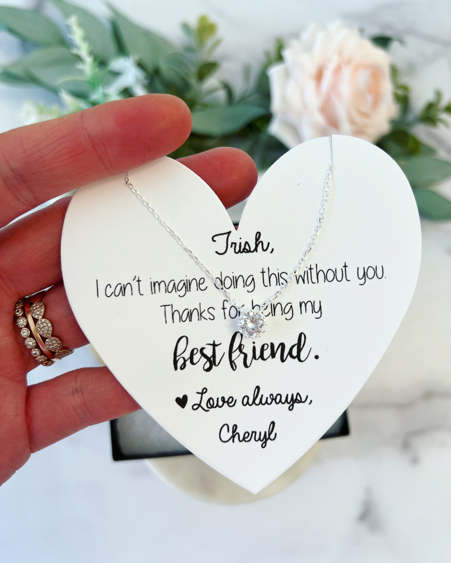 Best Friend Bridesmaid Necklace