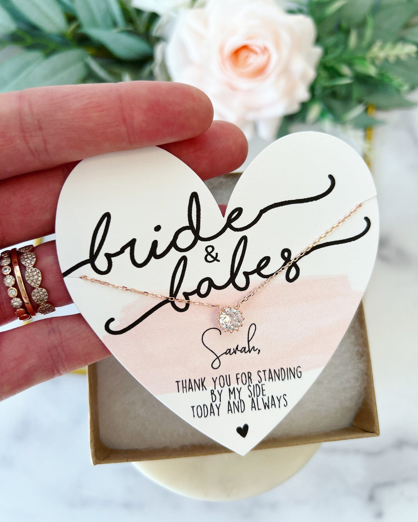 Bride & Babes Bridesmaid Necklace