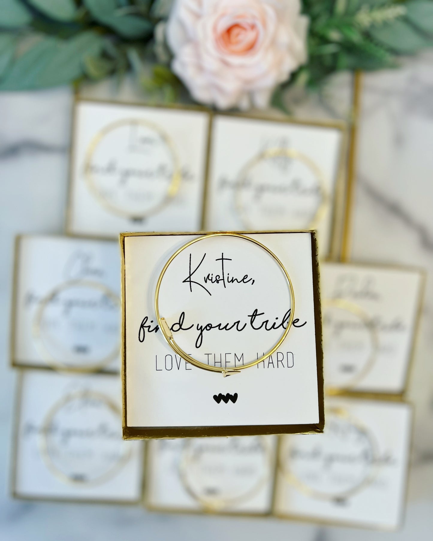 Arrow Bangle! Find Your Tribe Love them Hard