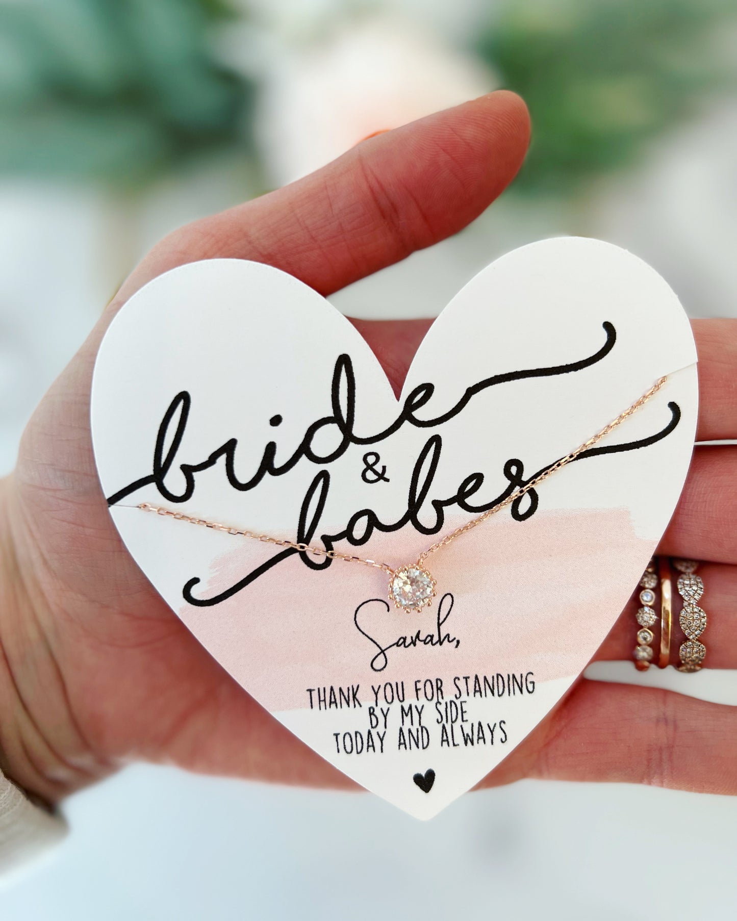Bride & Babes Bridesmaid Necklace